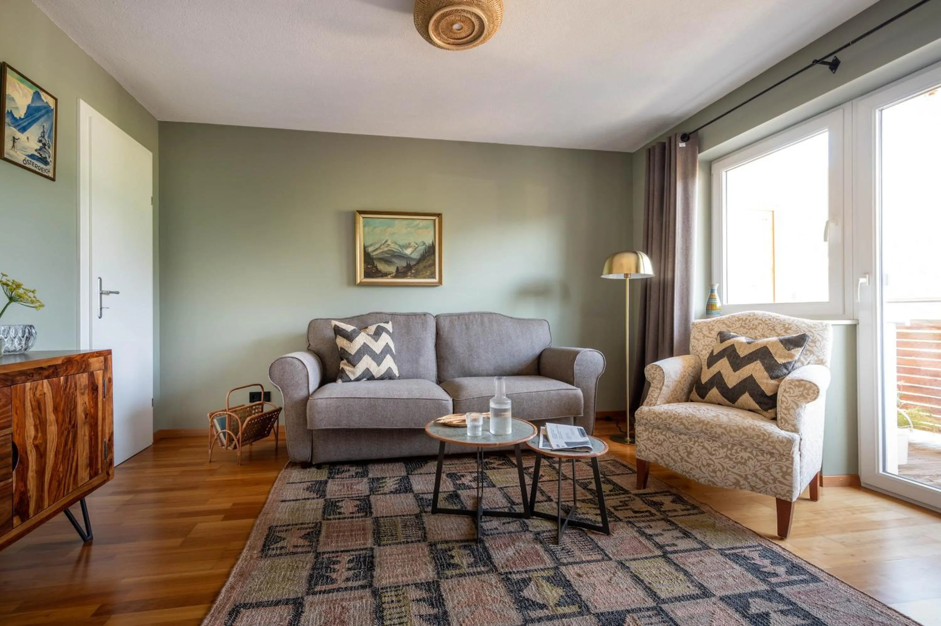 Living room in Boutique Hotel Bellevue Lermoos