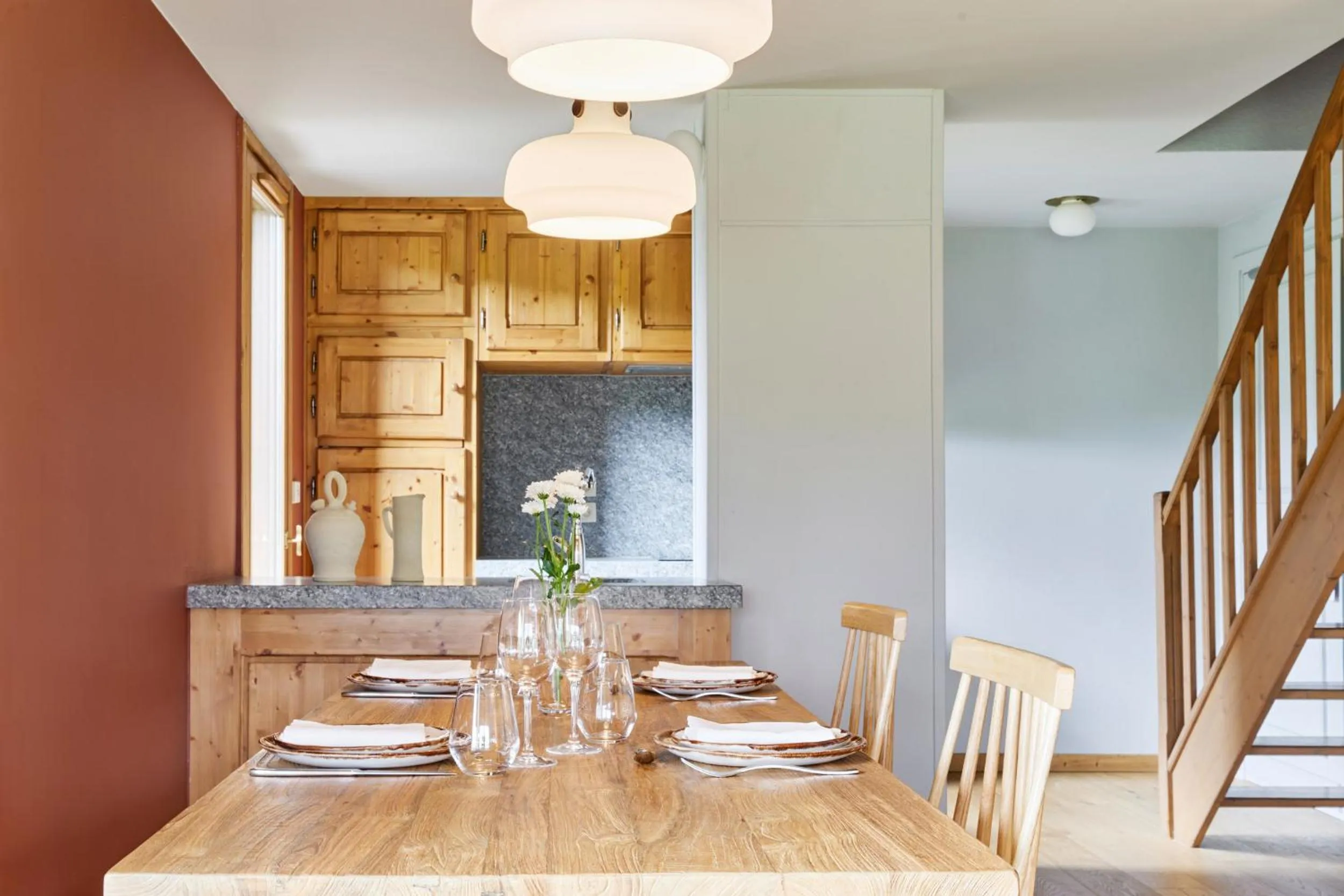 Kitchen or kitchenette in Best Western Plus Pays du Mont Blanc