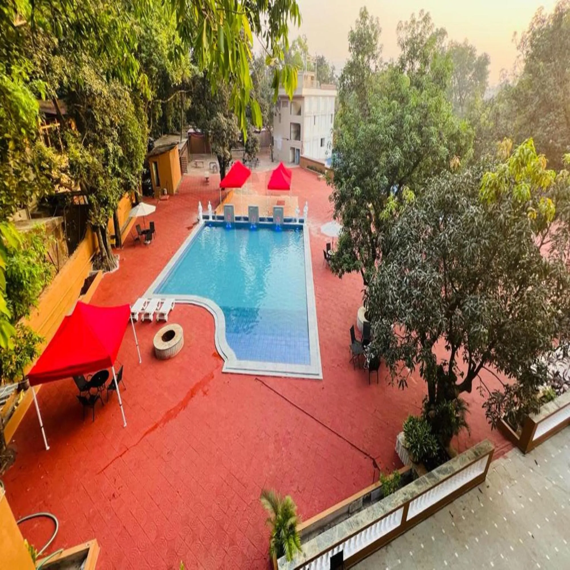 Patio in Aron Resort Lonavala - Near Old Mumbai Pune Highway