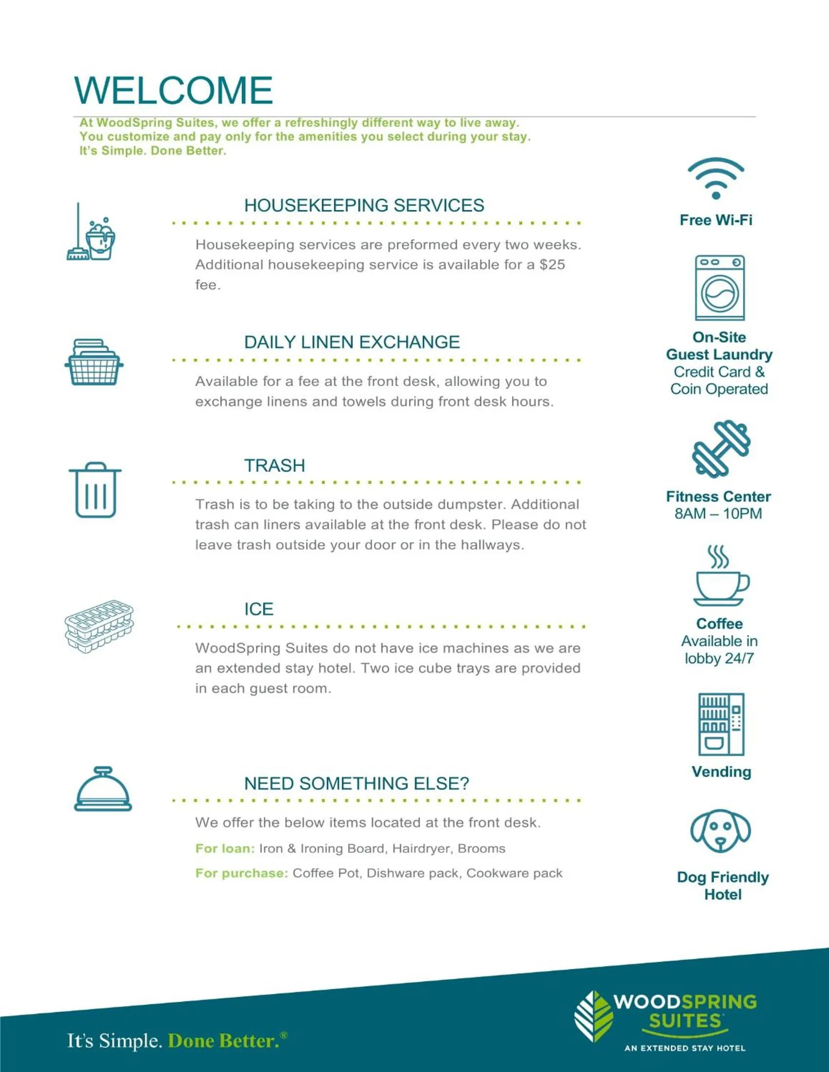 Property building in WoodSpring Suites Missoula