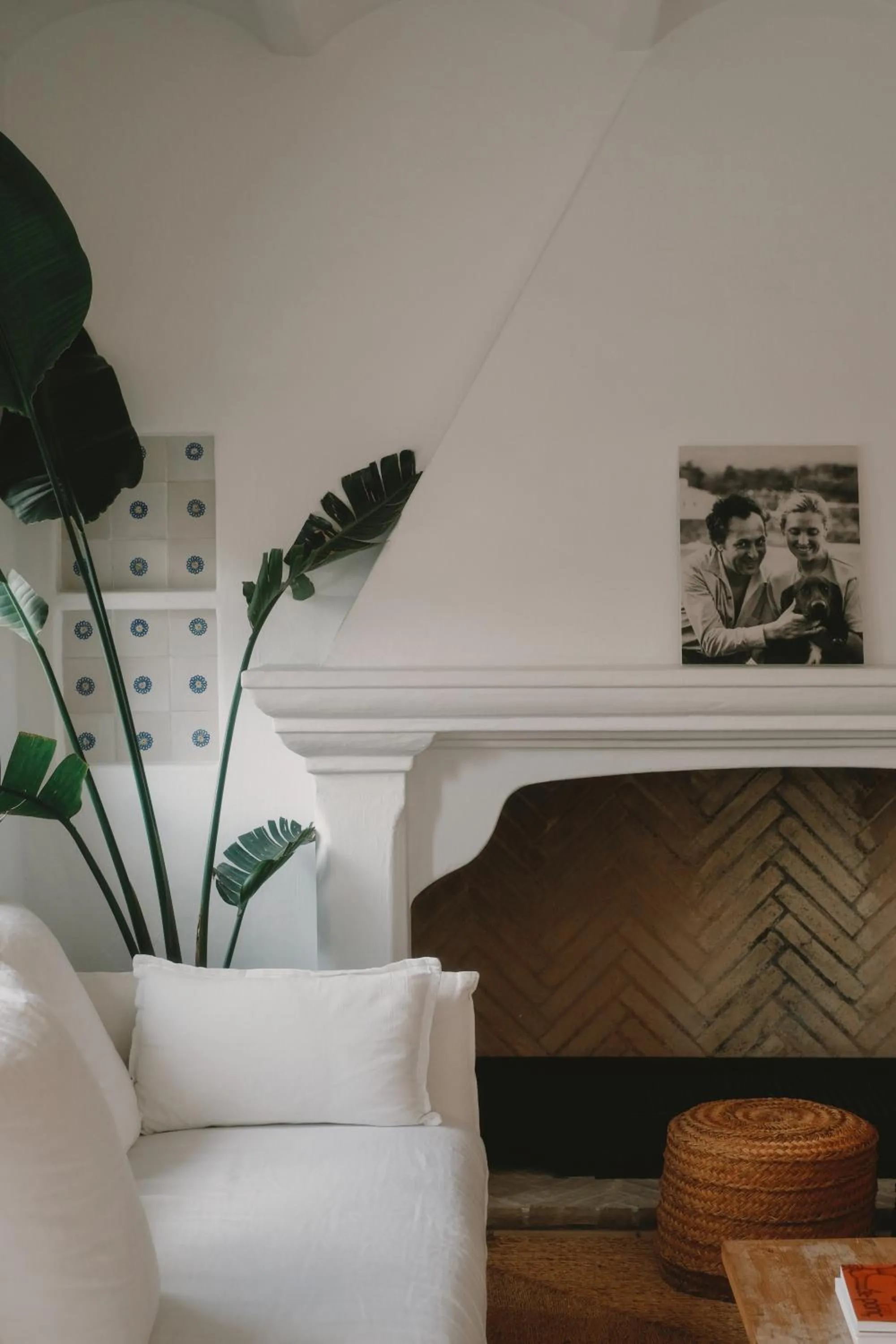 Seating area in Hotel Casa Nereta