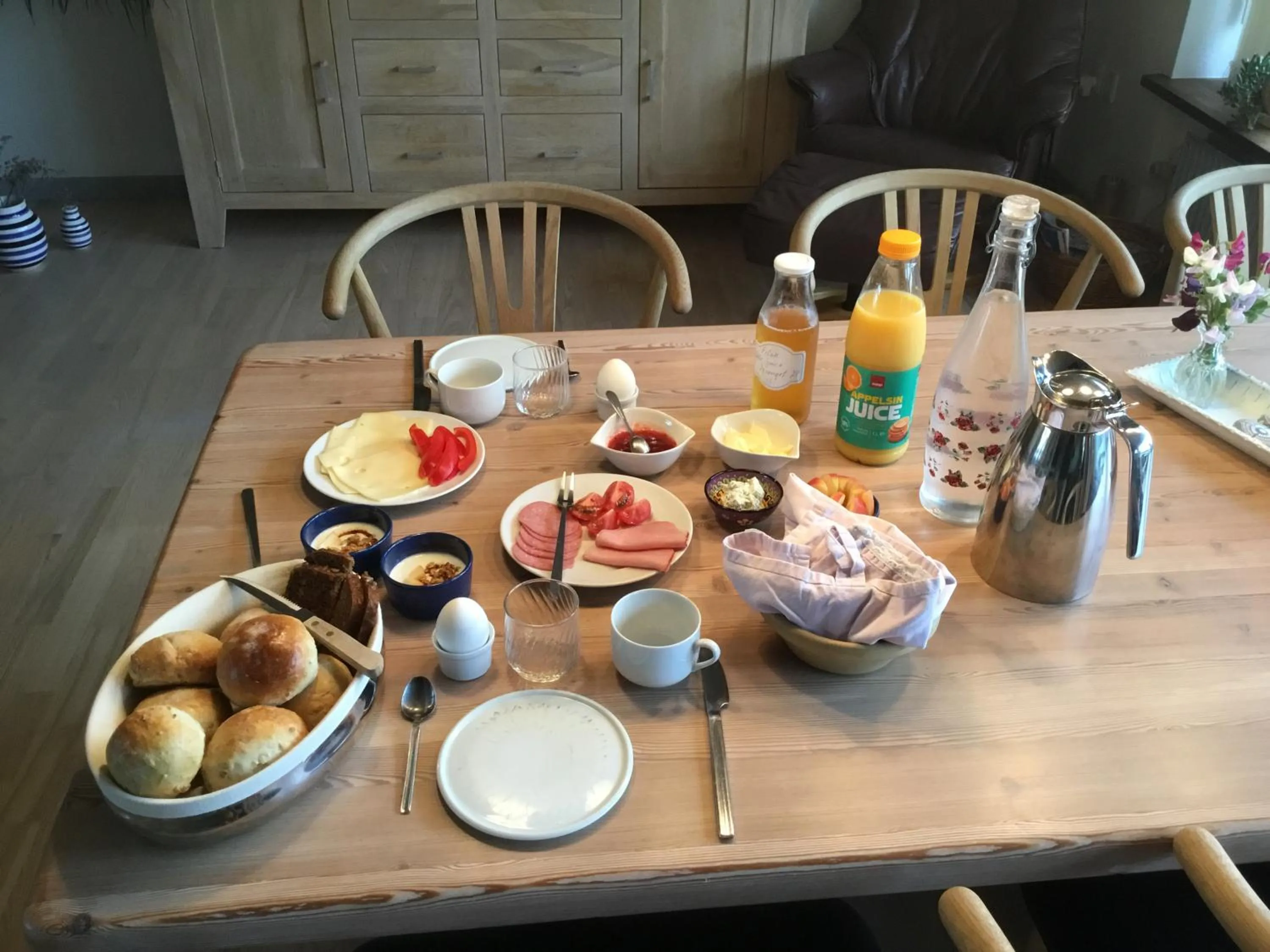 Breakfast in Glejbjerg Bed and Breakfast