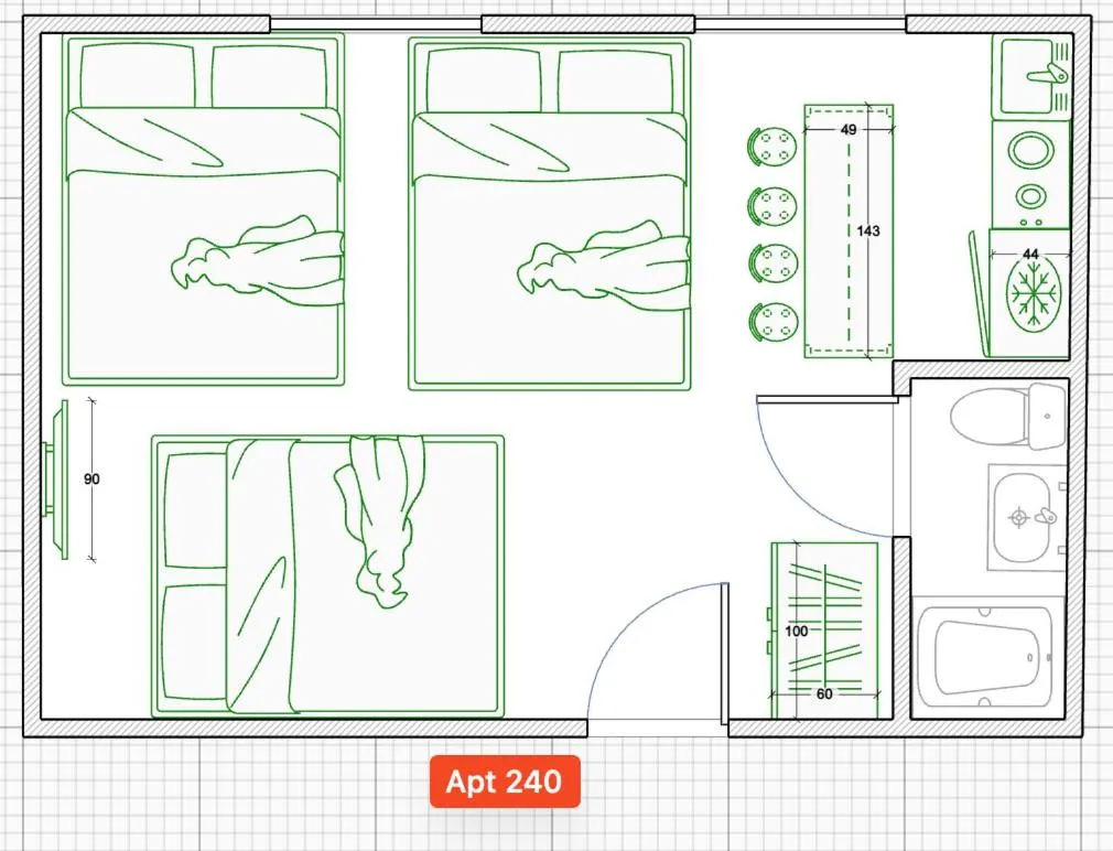 Photo of the whole room in Studios in New York