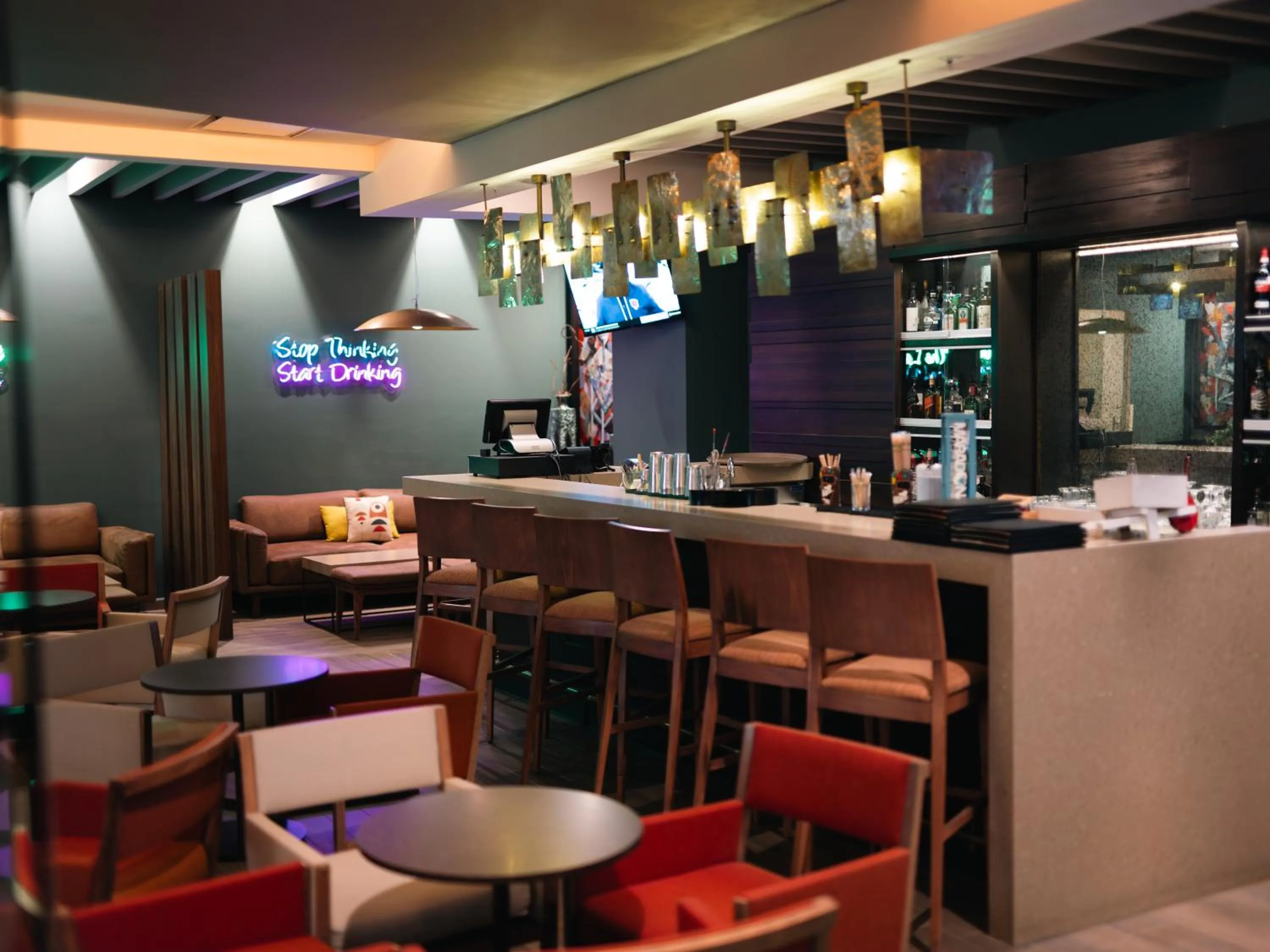 Lounge or bar in Metria Hotel