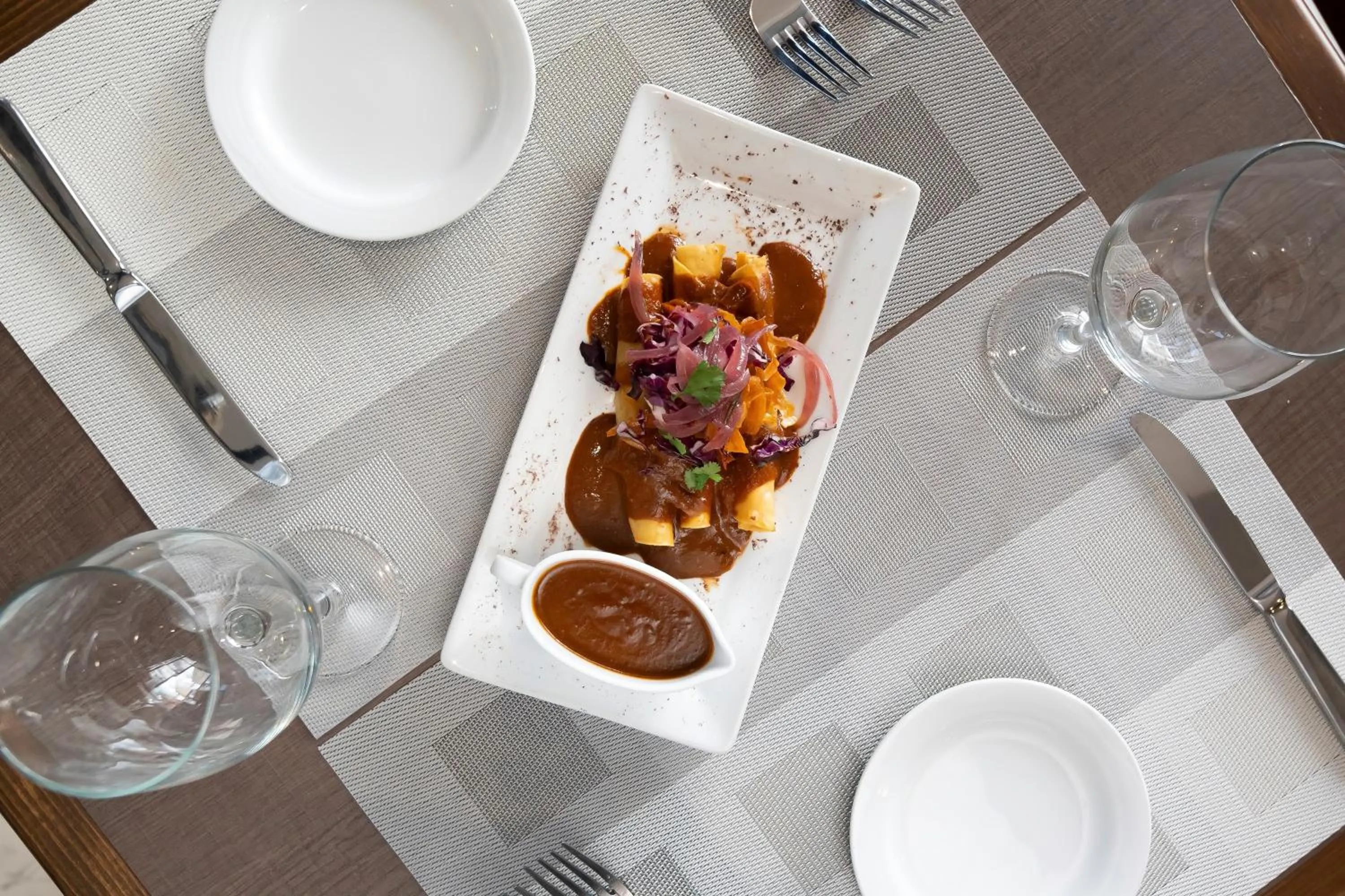 Food in Metria Hotel