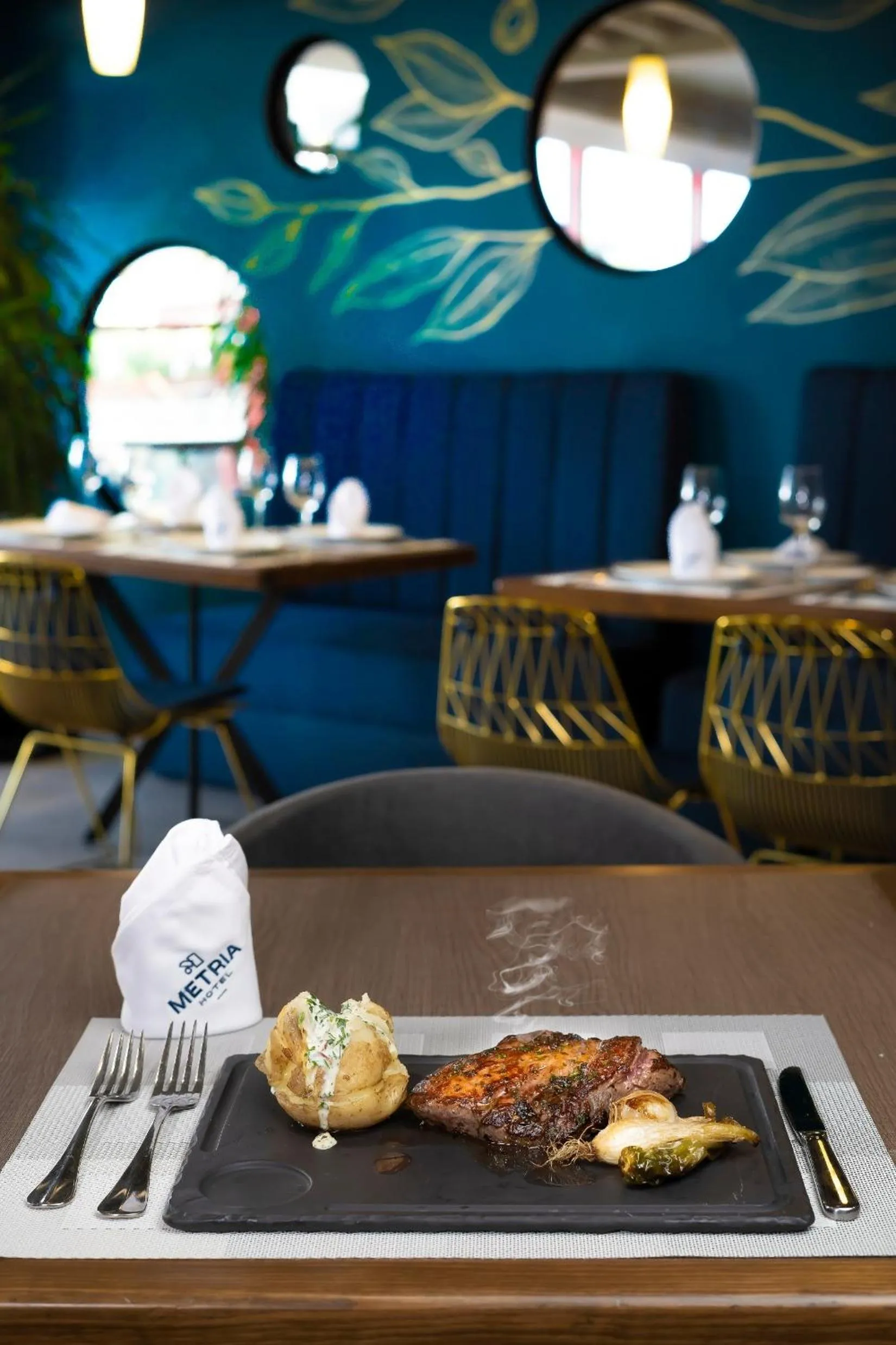 Food in Metria Hotel