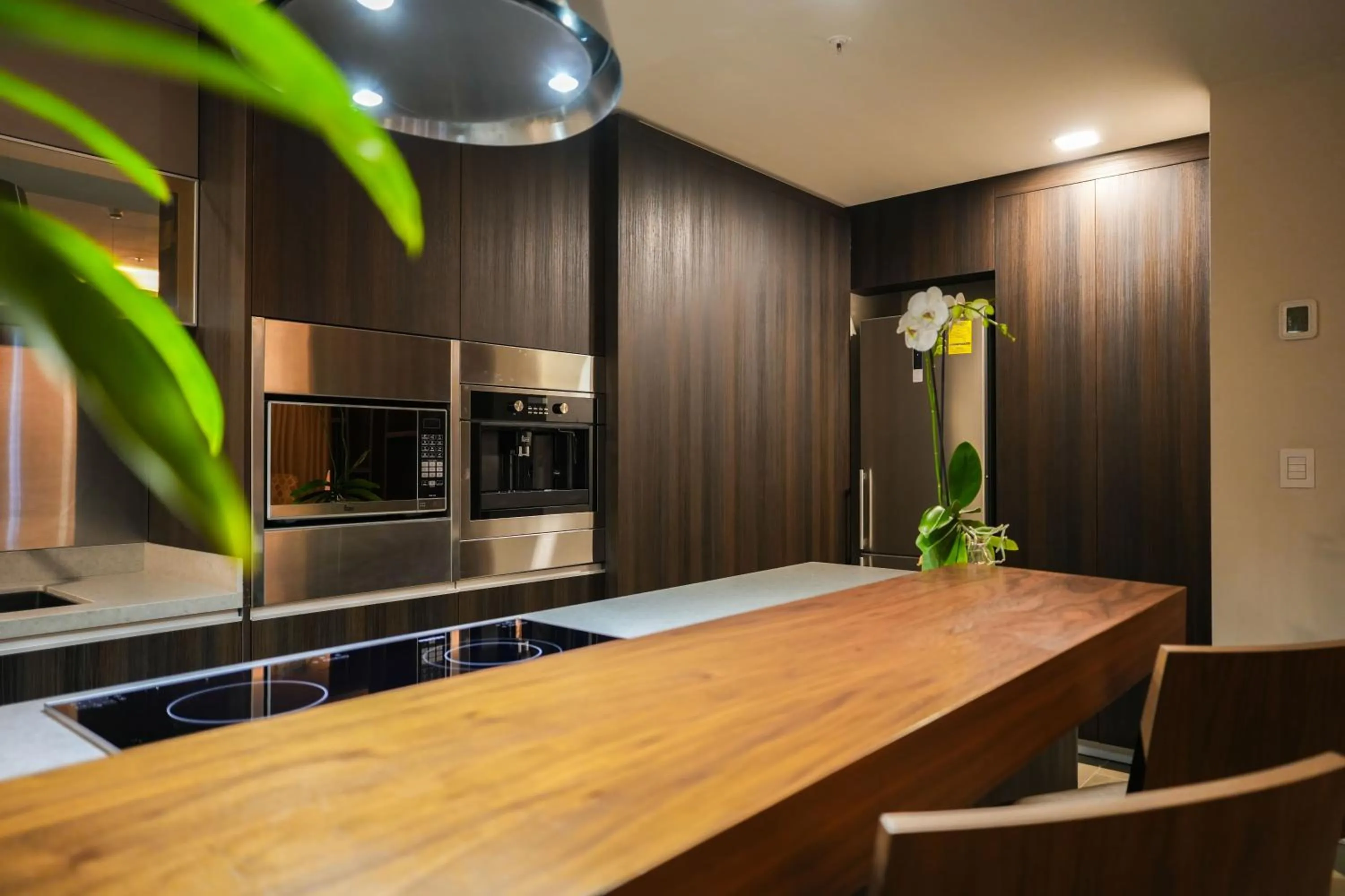 Kitchen or kitchenette in Metria Hotel