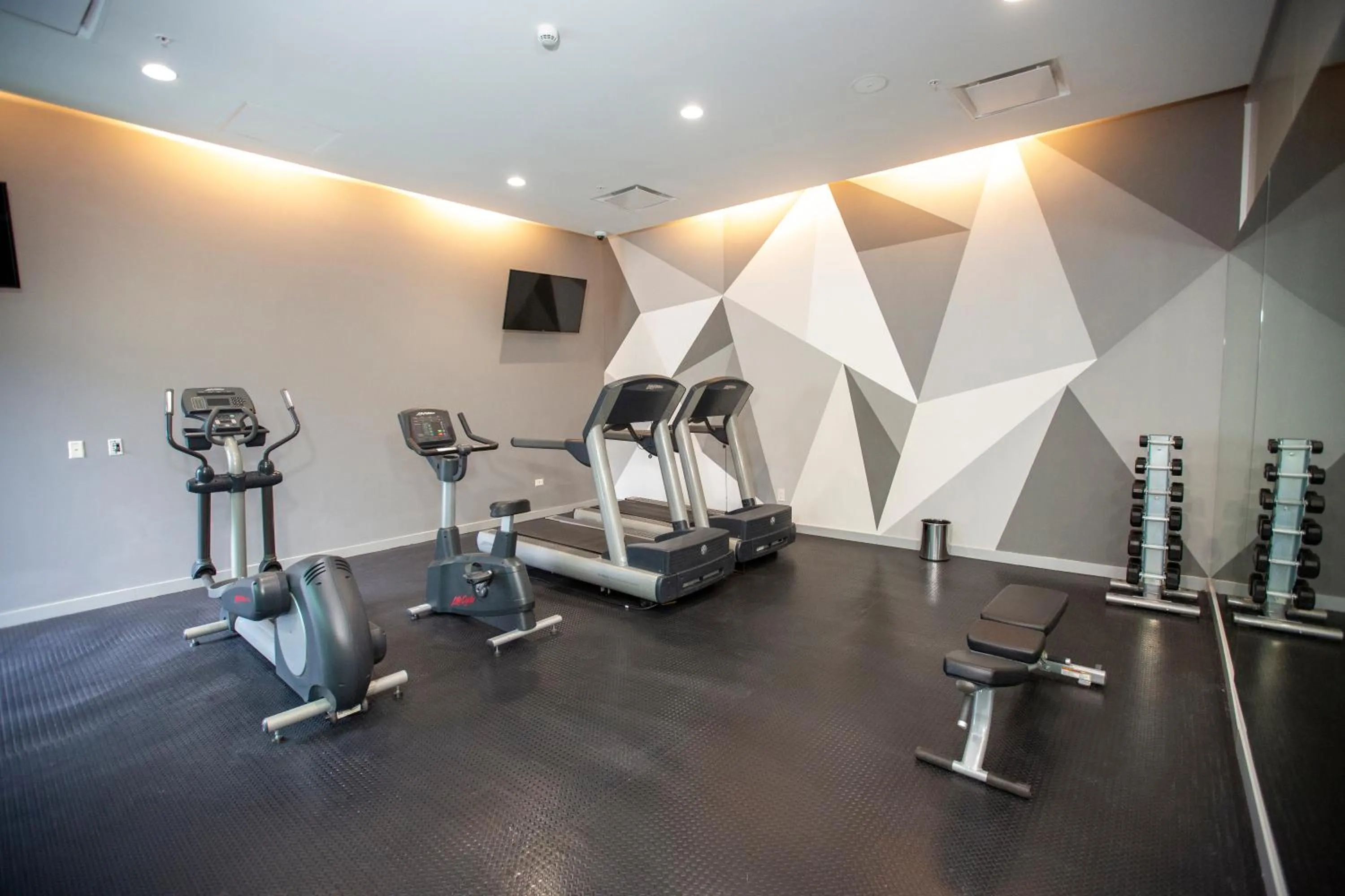 Fitness centre/facilities in Metria Hotel