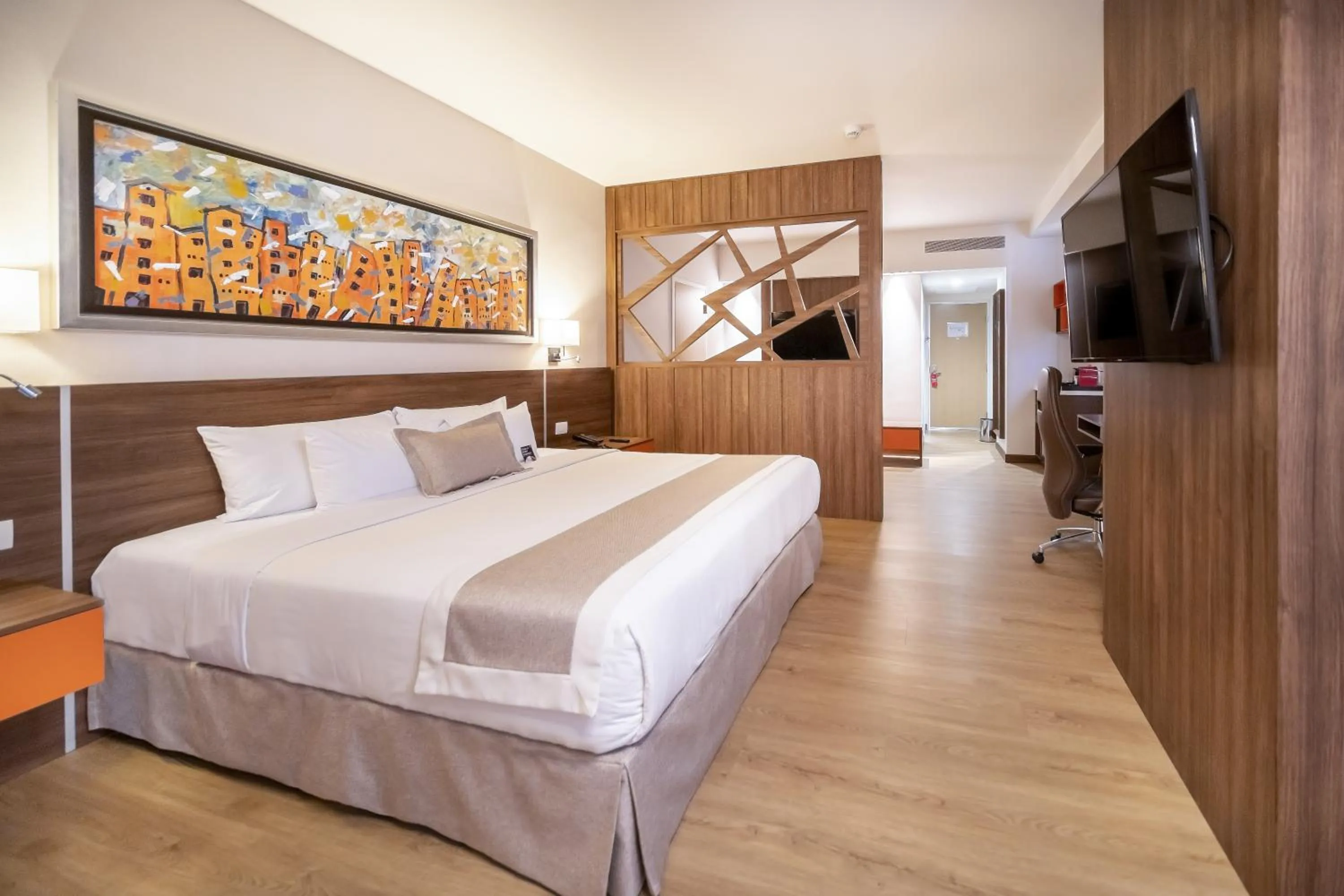 Photo of the whole room, Bed in Metria Hotel