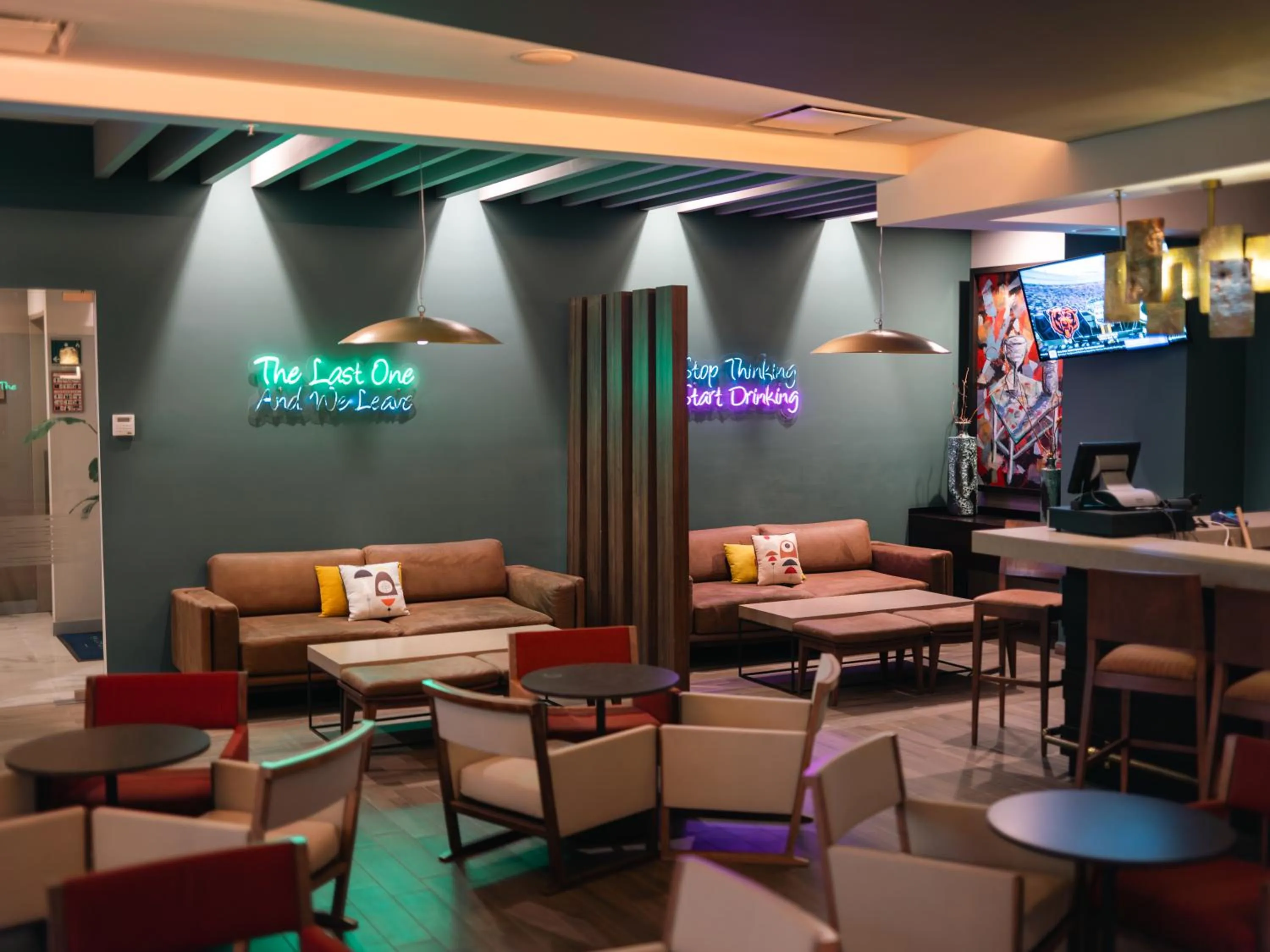 Lounge or bar in Metria Hotel
