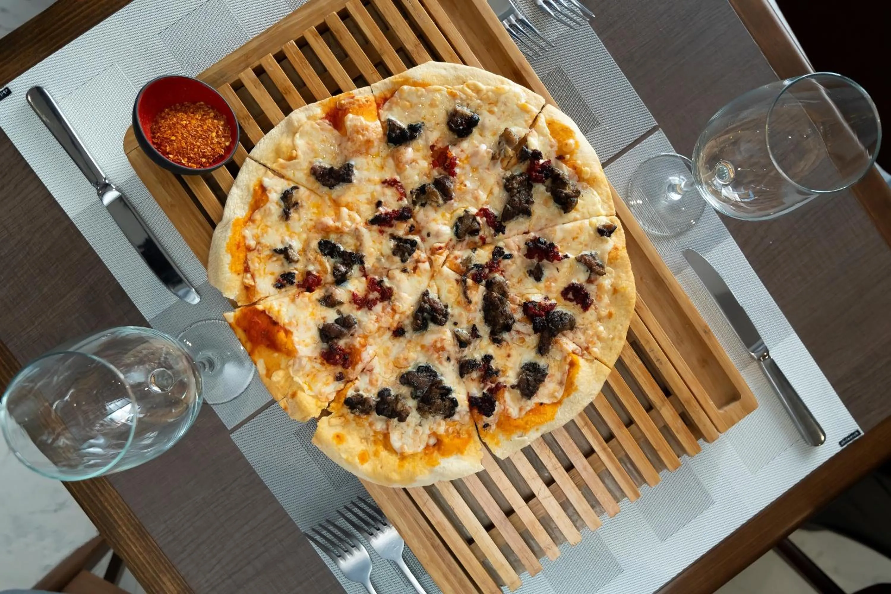 Food in Metria Hotel