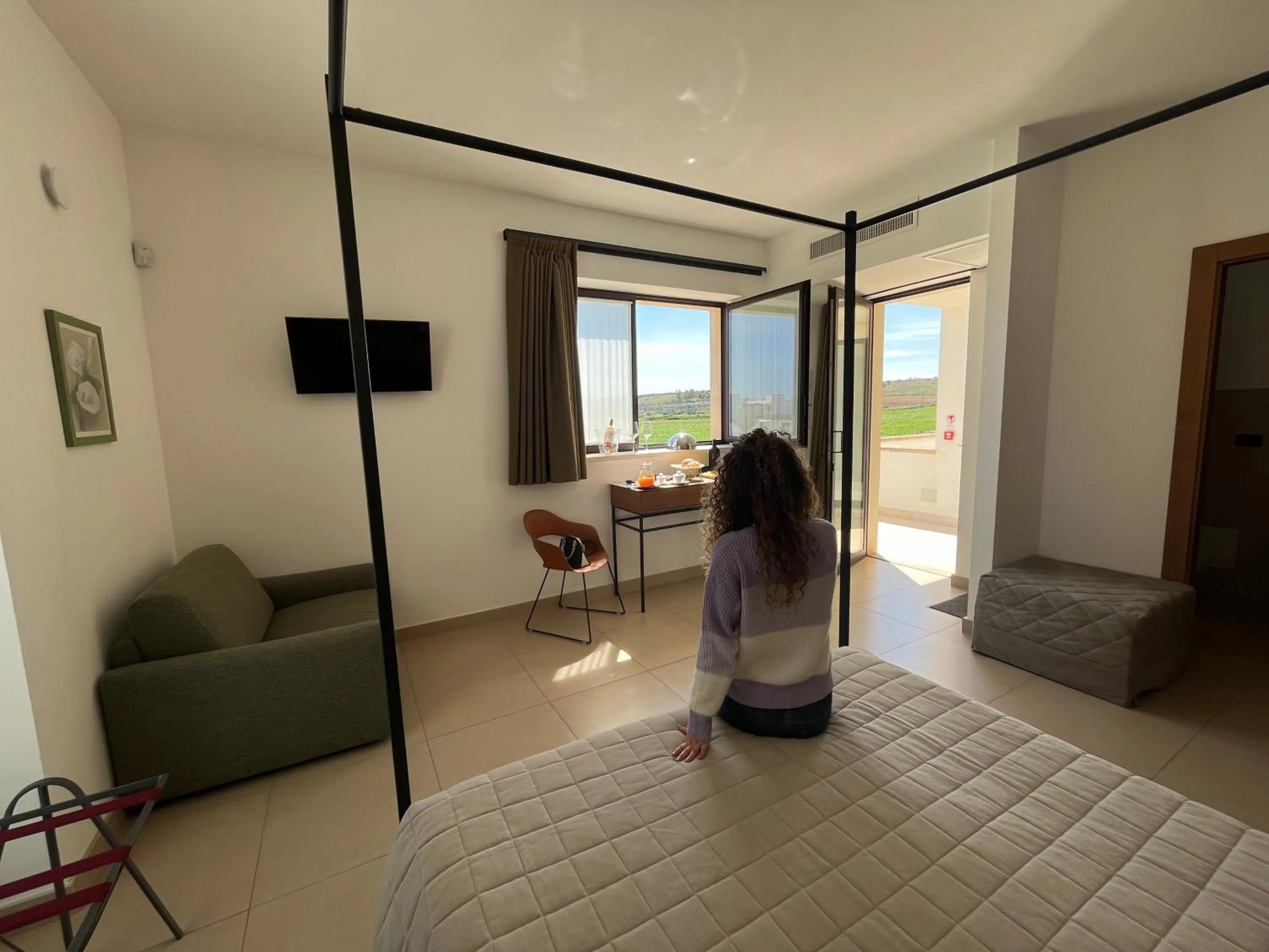 Bedroom in Masseria Rifisa AgriResort