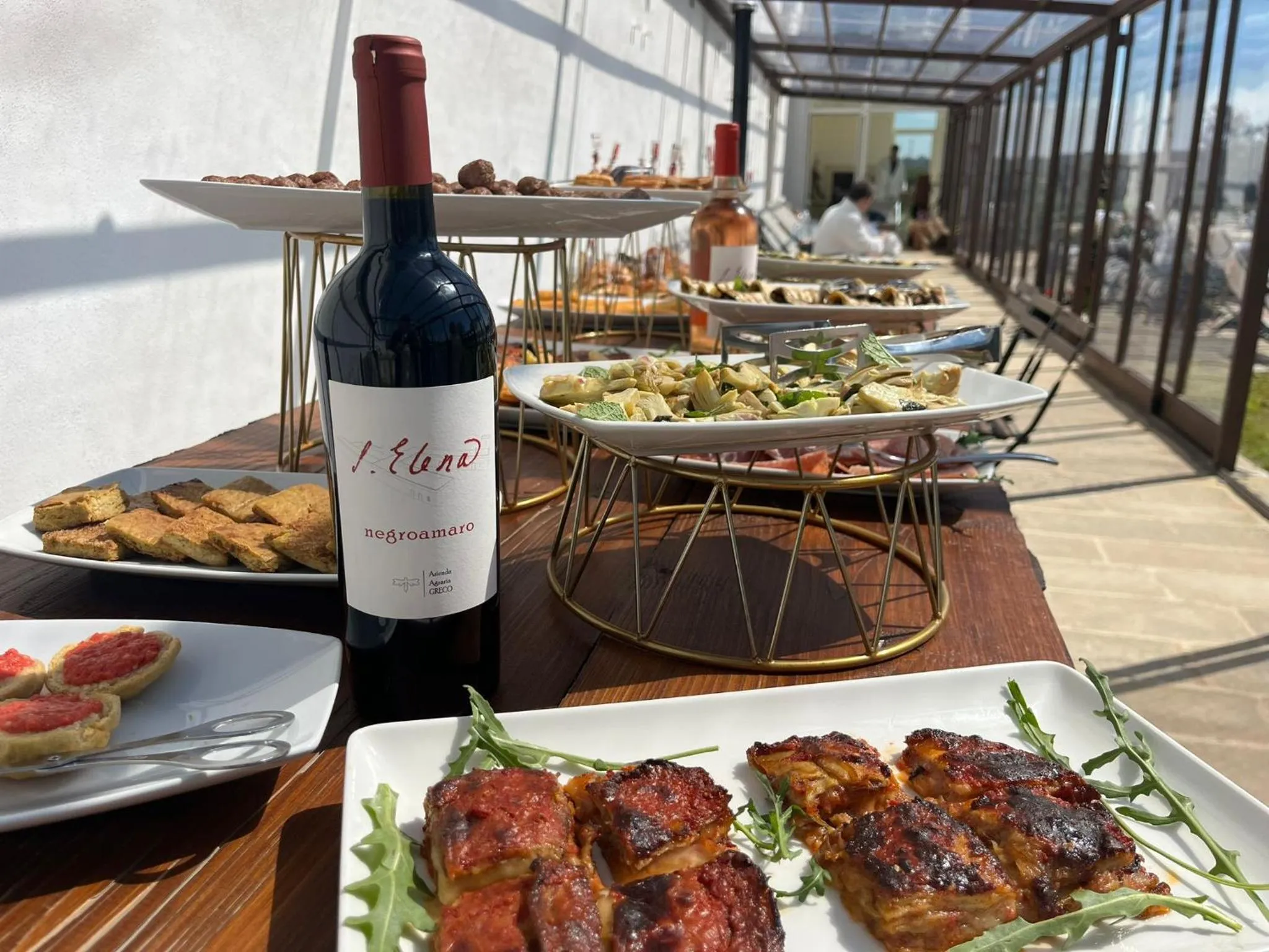 Buffet breakfast in Masseria Rifisa AgriResort