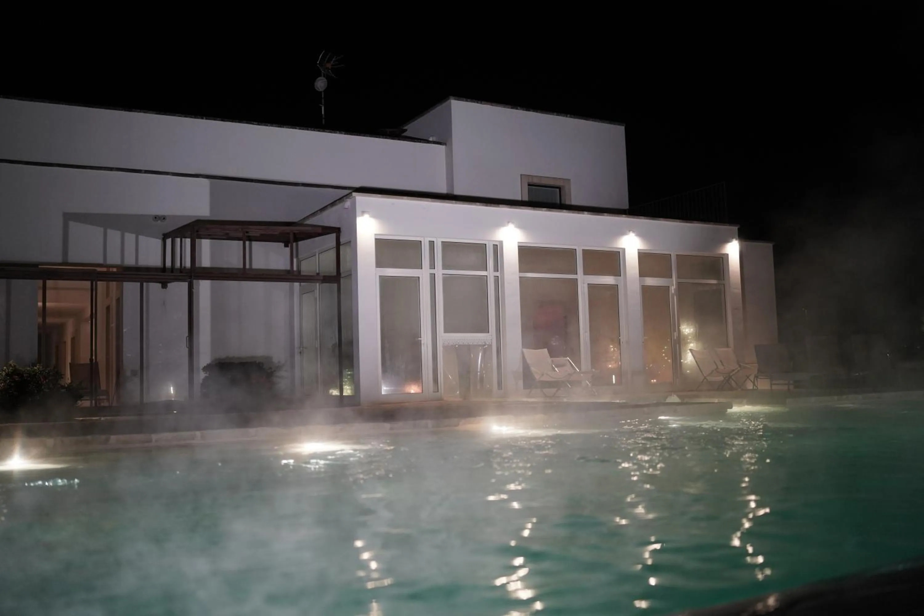 Pool view in Masseria Rifisa AgriResort