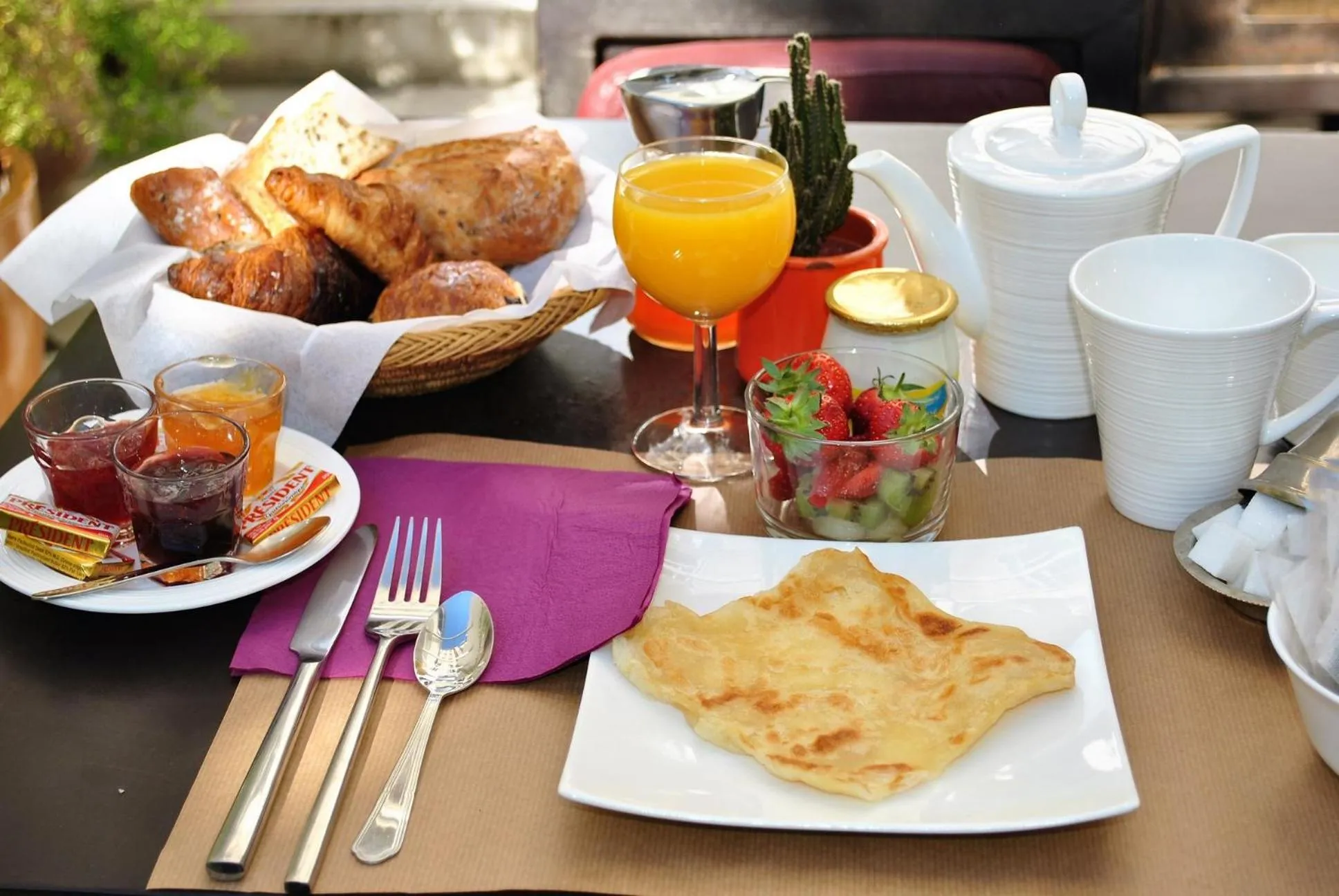 Breakfast in Le Ryad Boutique Hôtel