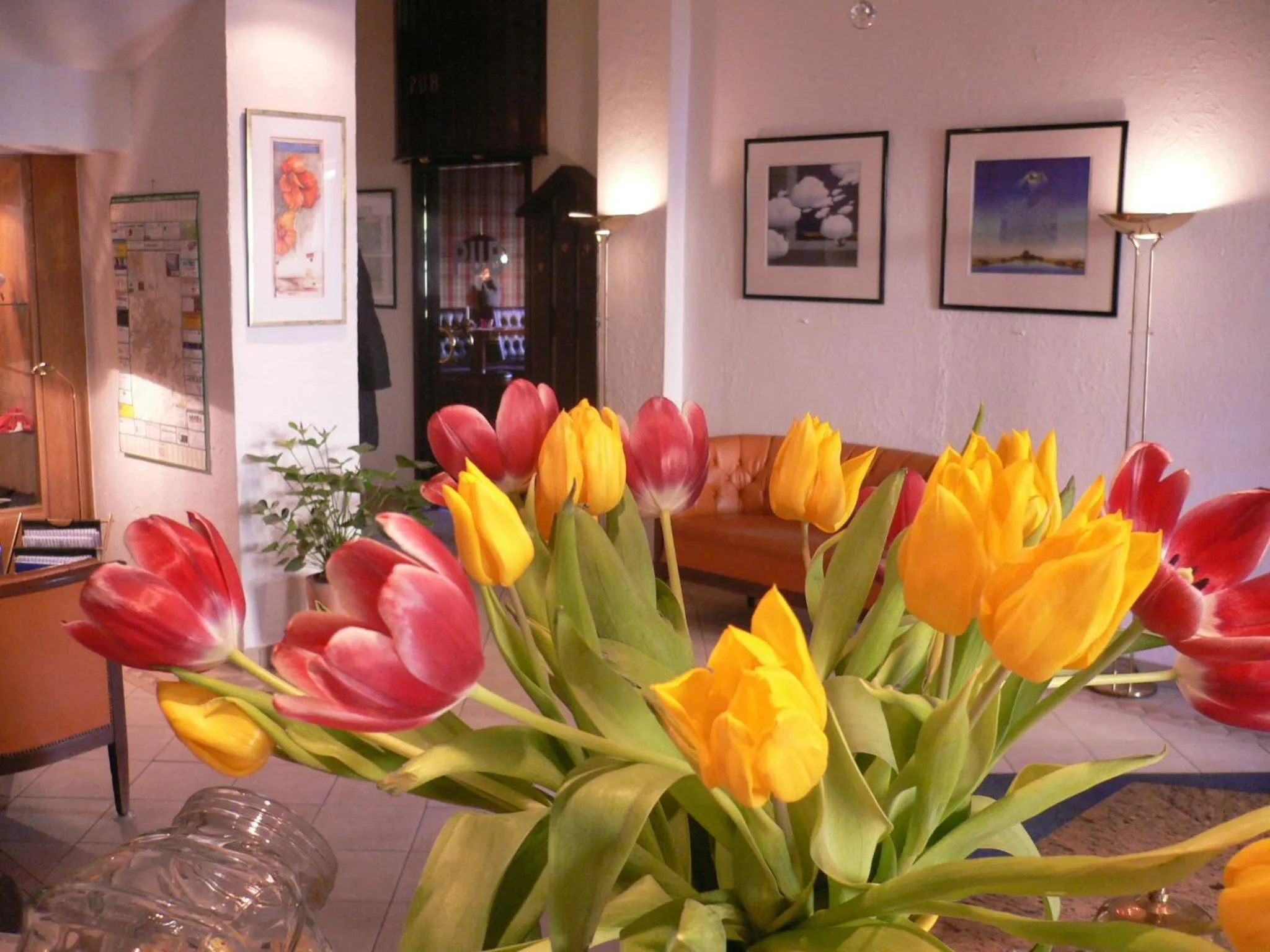 Lobby or reception in City Hotel