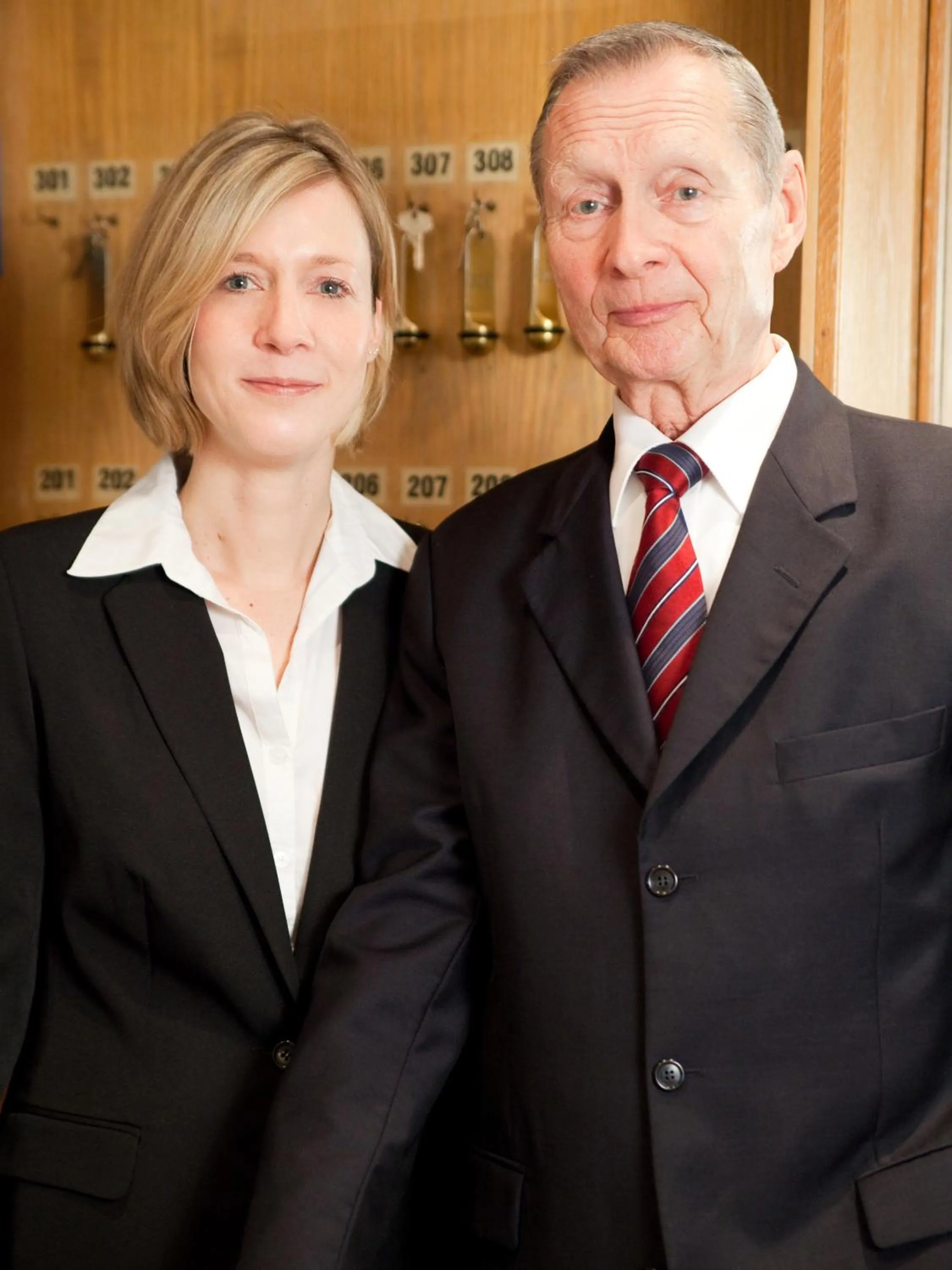 Family in City Hotel