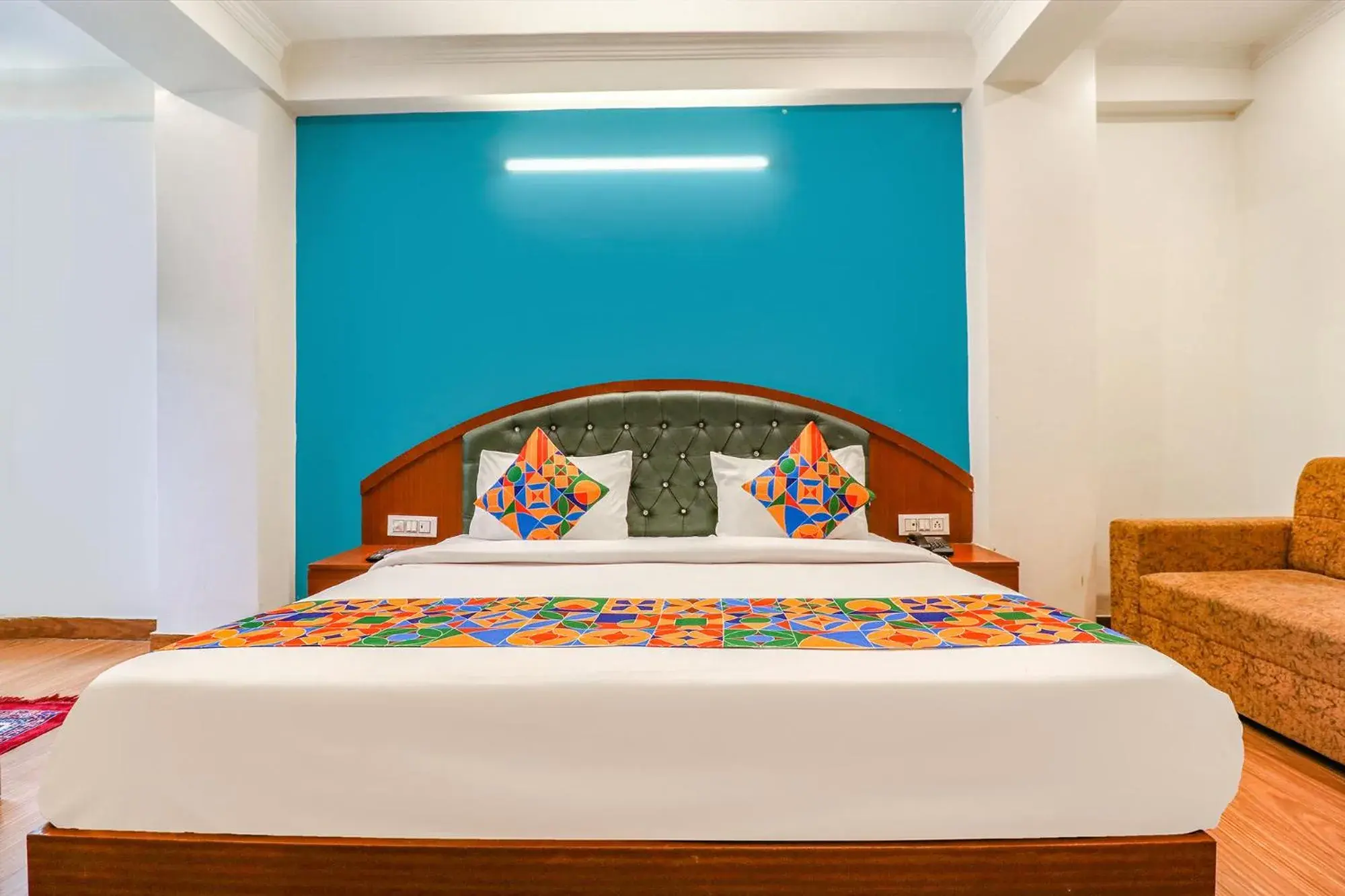 Bed in FabHotel Lime Tree - Nr Yashobhoomi Convention Centre Bed in FabHotel Lime Tree - Nr Yashobhoomi Convention Centre