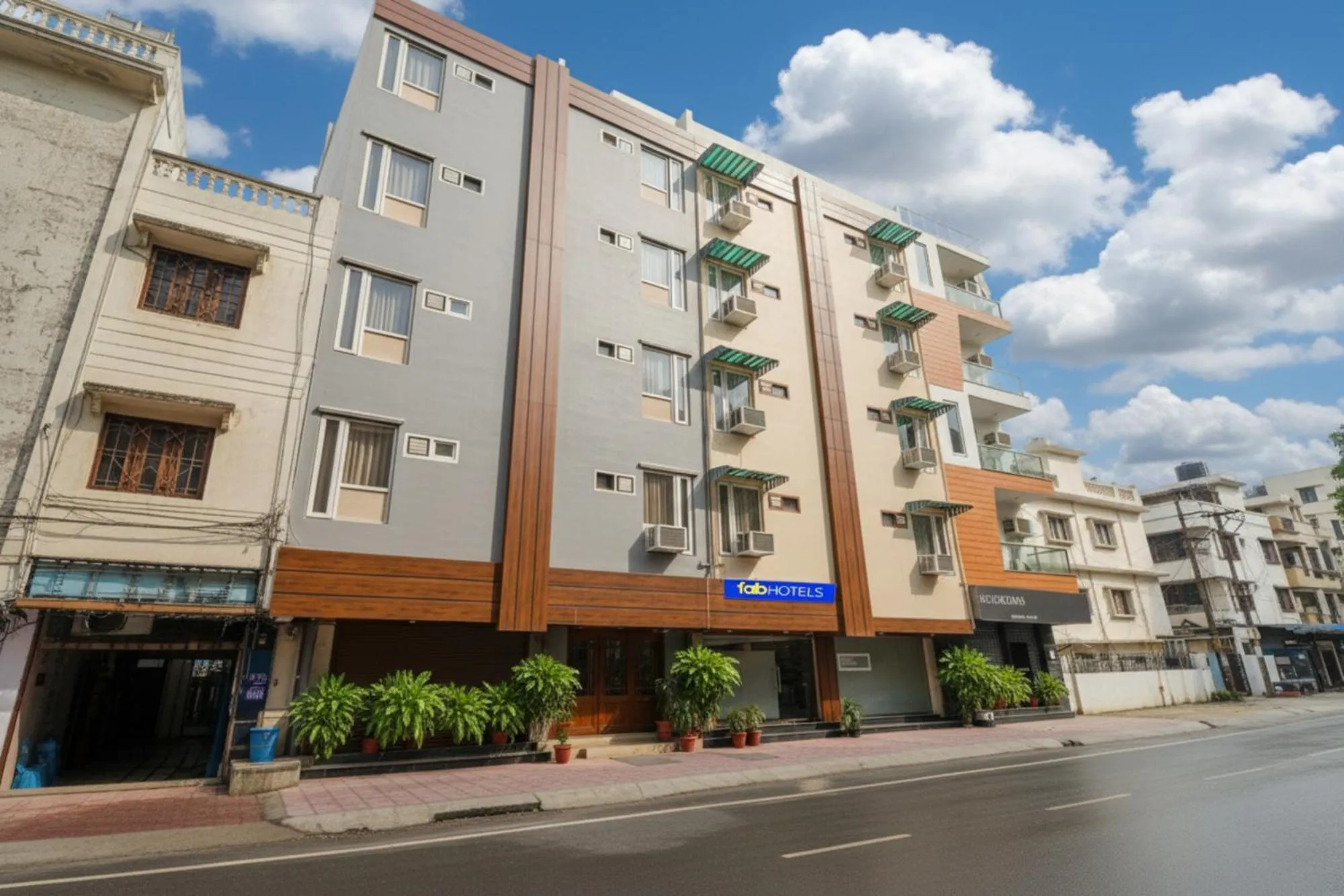 Property building in FabHotel Lime Tree Near Yashobhoomi Convention Centre