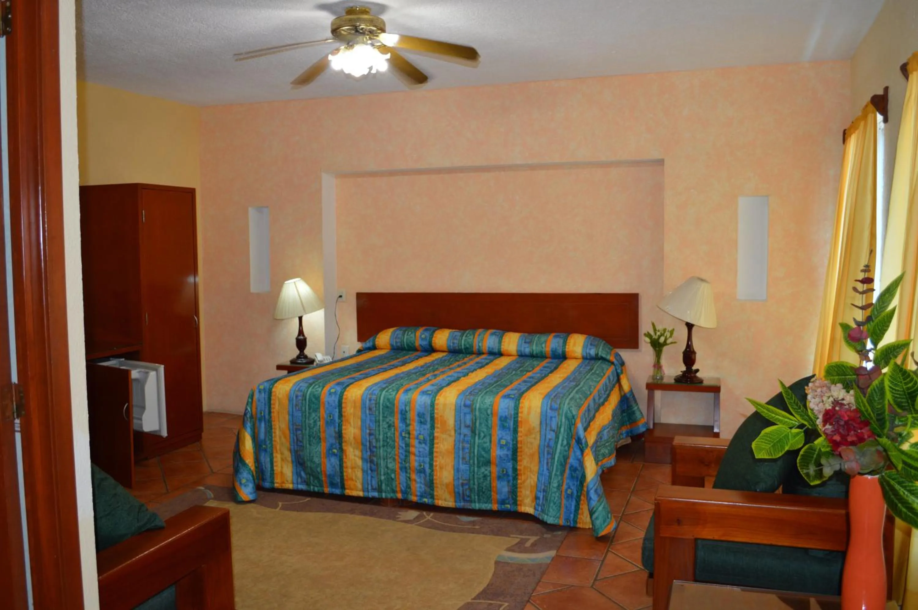 Bed in Hotel La Rienda Mision Tequillan