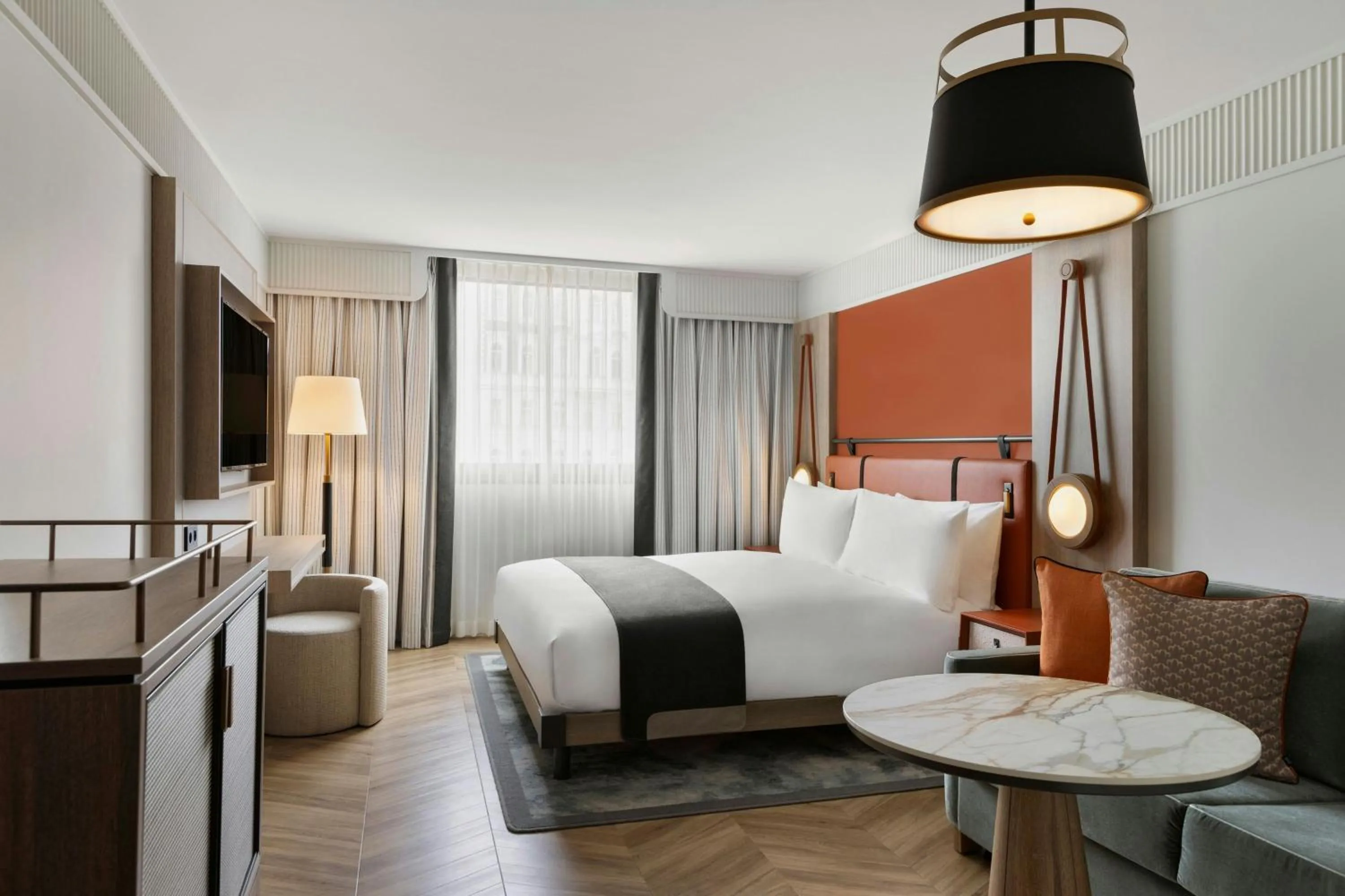 Photo of the whole room, Bed in Imperial Riding School, Autograph Collection