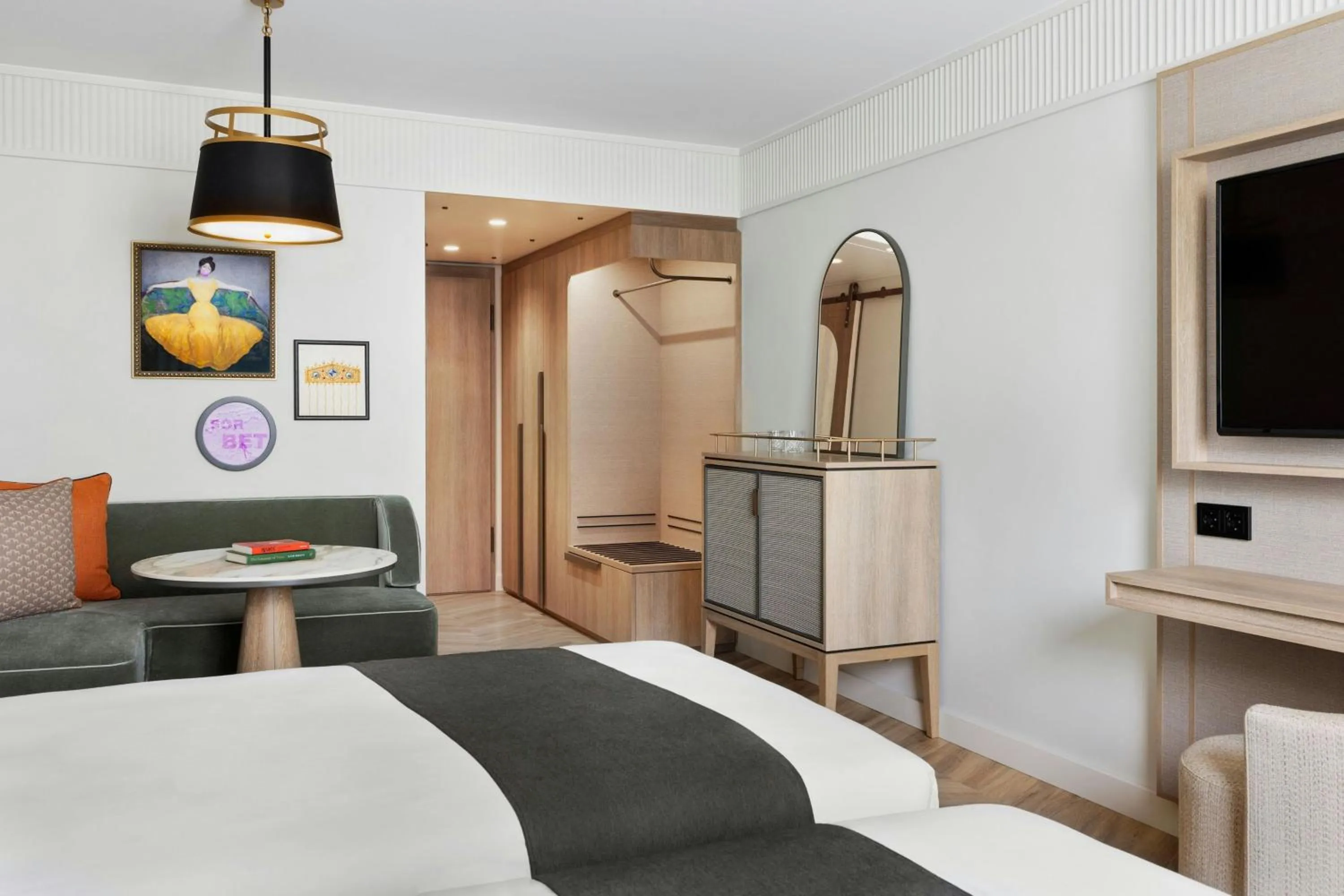 Photo of the whole room, Bed in Imperial Riding School, Autograph Collection