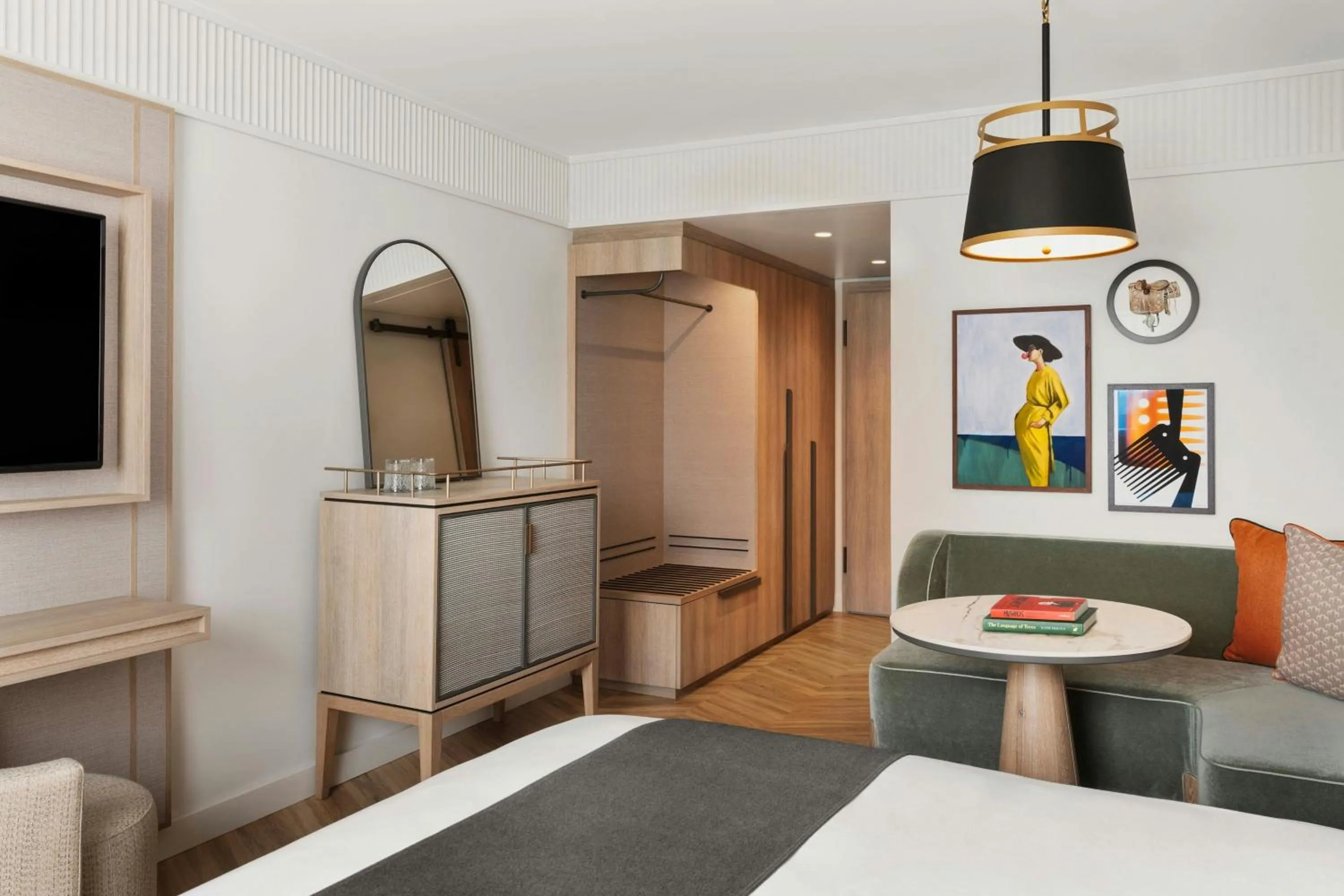 Photo of the whole room, Bed in Imperial Riding School, Autograph Collection