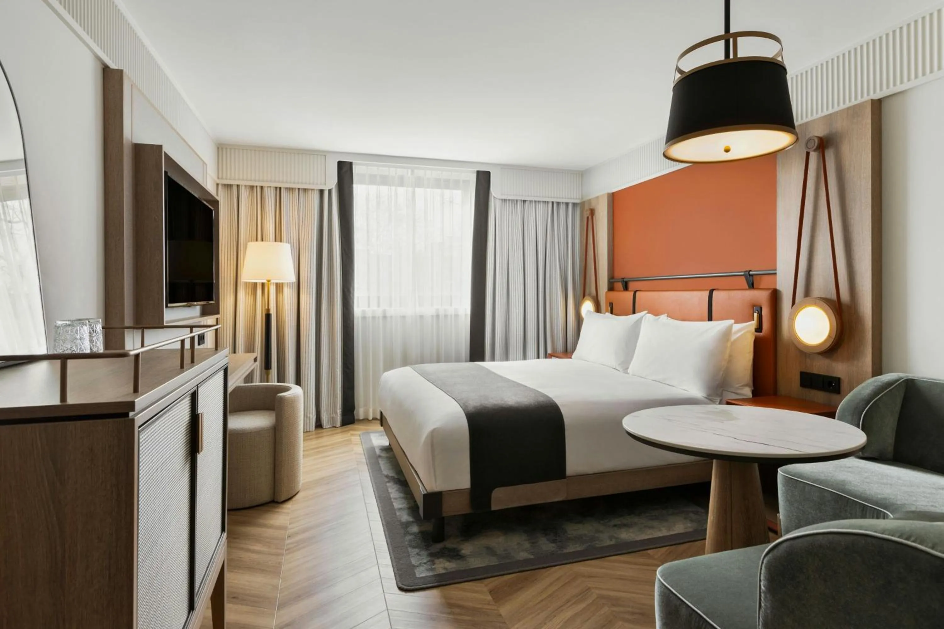 Photo of the whole room, Bed in Imperial Riding School, Autograph Collection