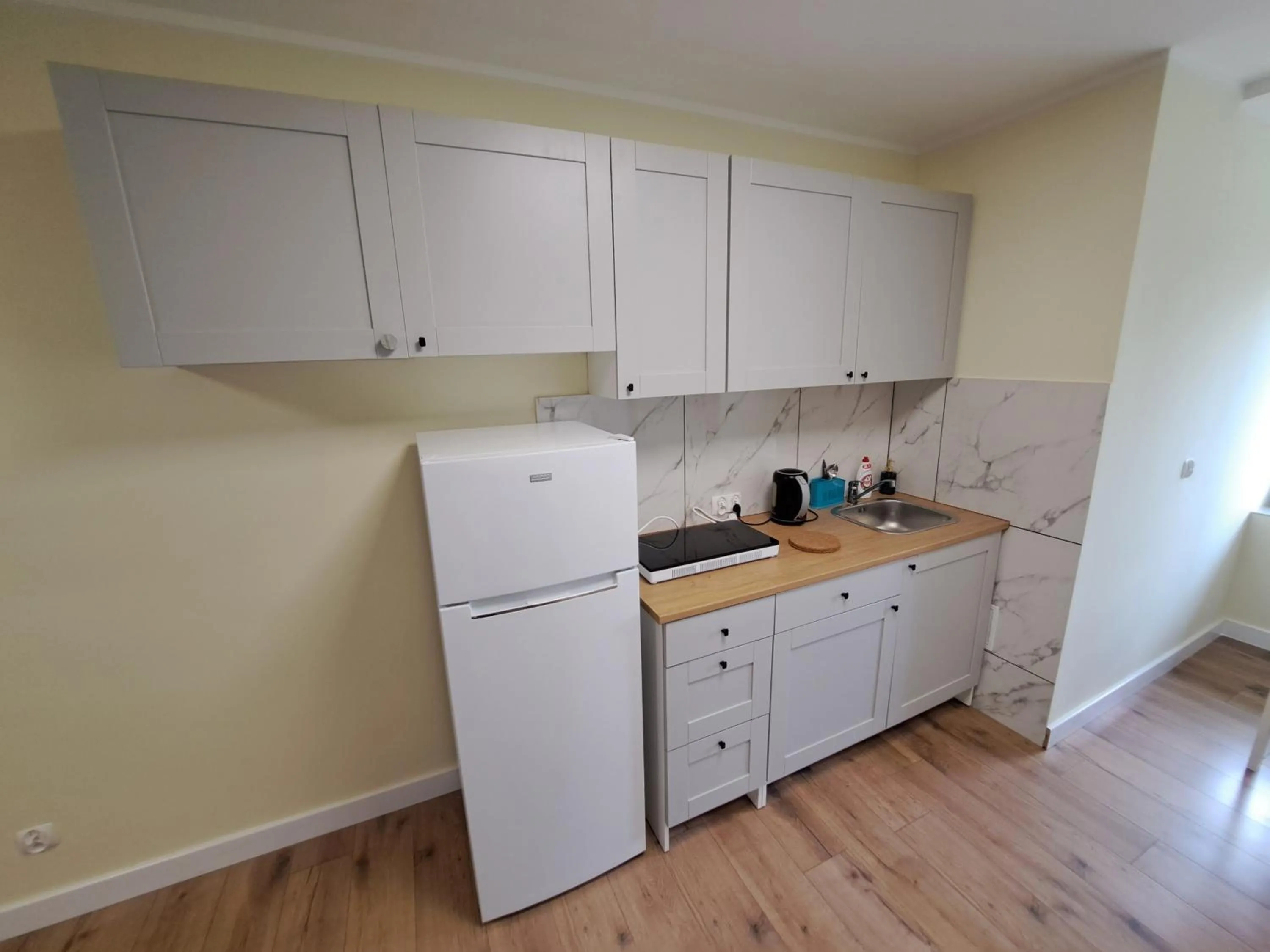 Kitchen or kitchenette in Noclegi przy Browarnej