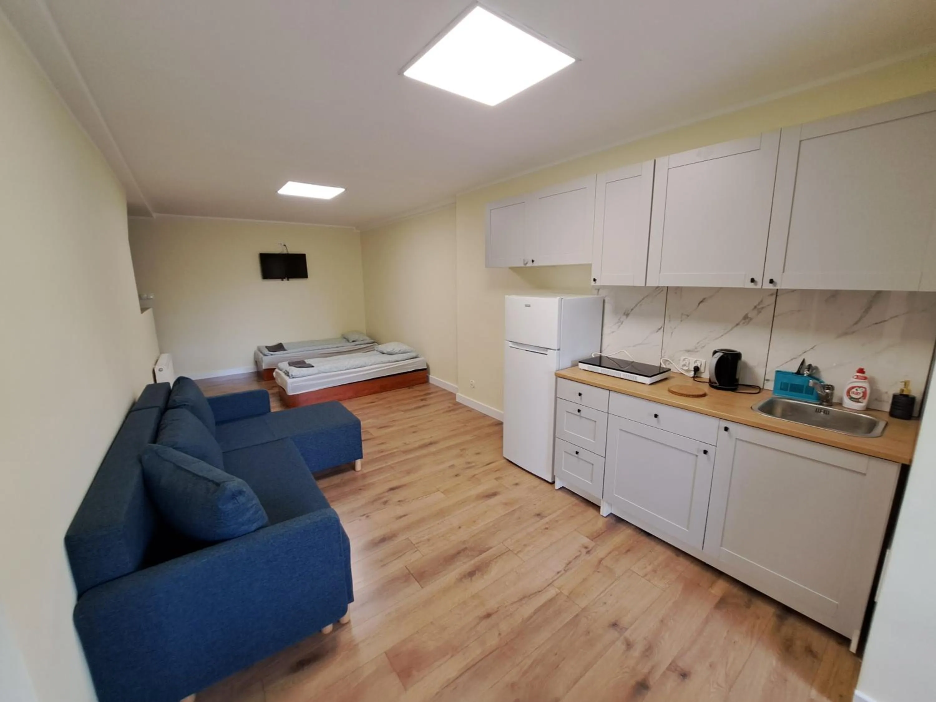 Kitchen or kitchenette in Noclegi przy Browarnej