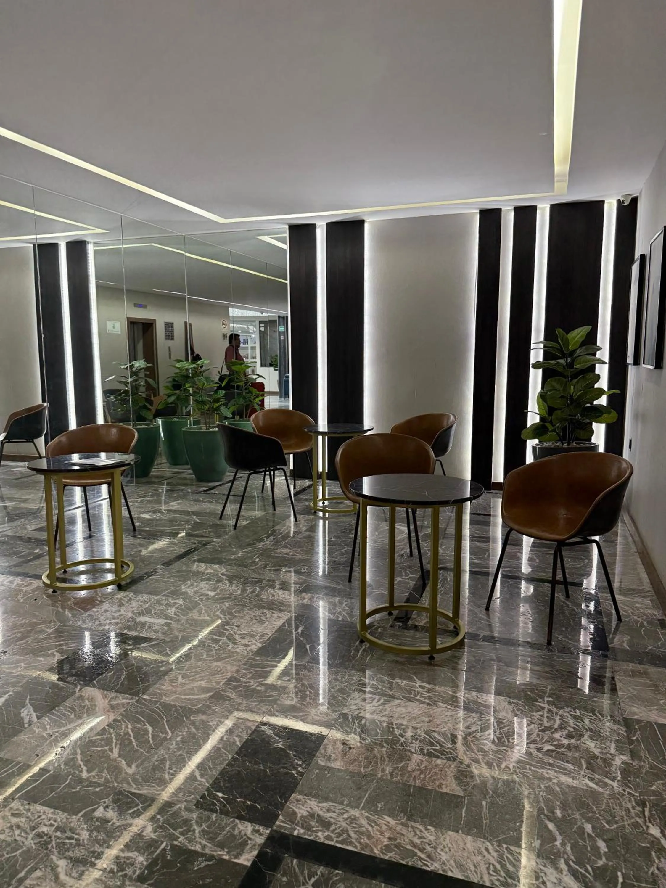 Lobby or reception in Hotel Las Pergolas