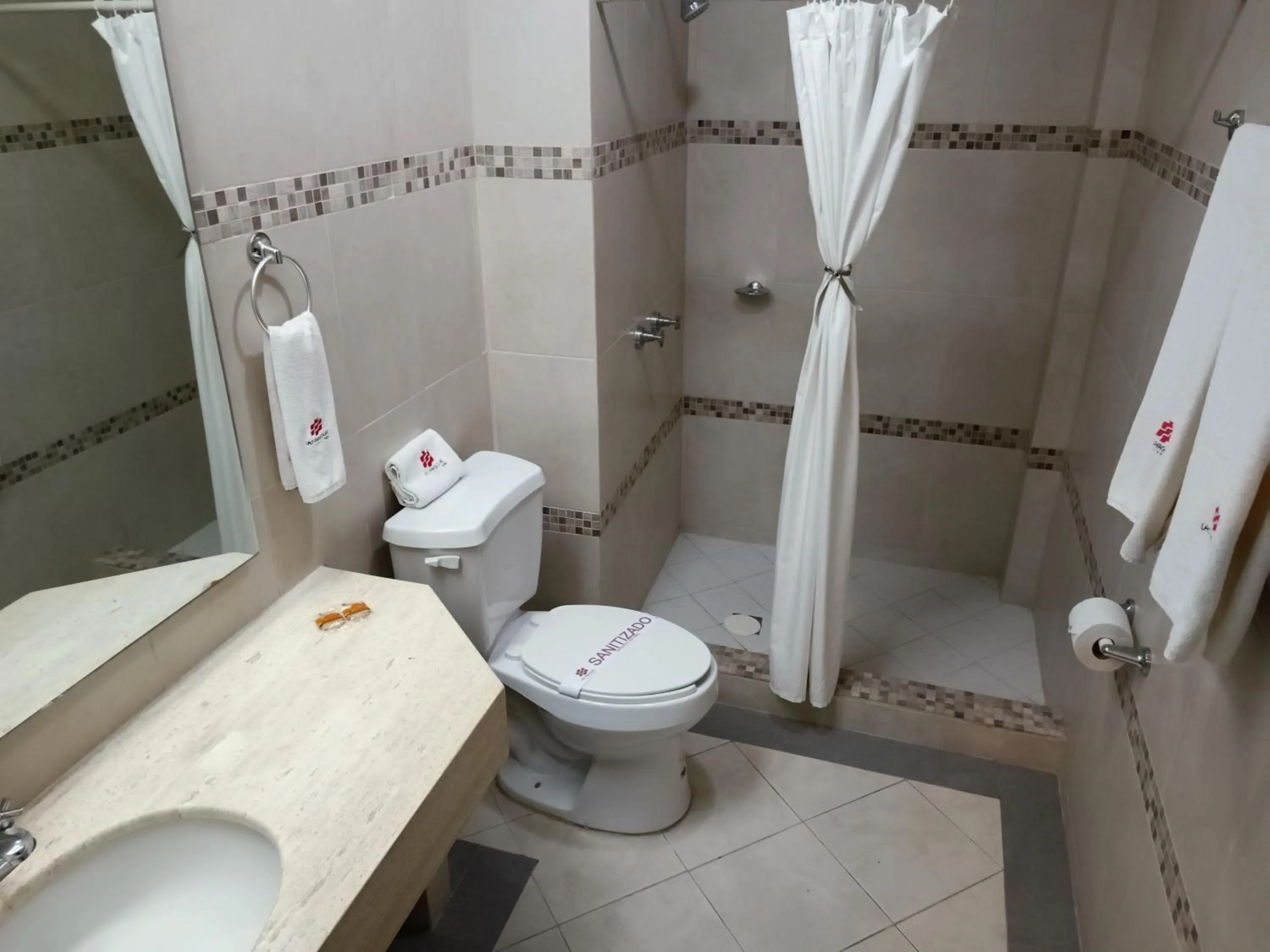 Bathroom in Hotel Las Pergolas