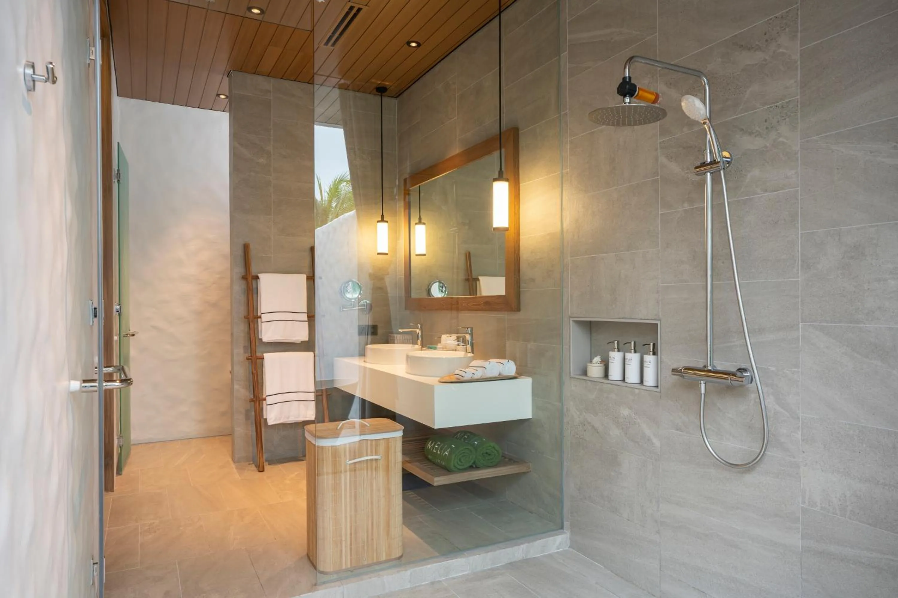 Shower in Meliá Phuket Mai Khao