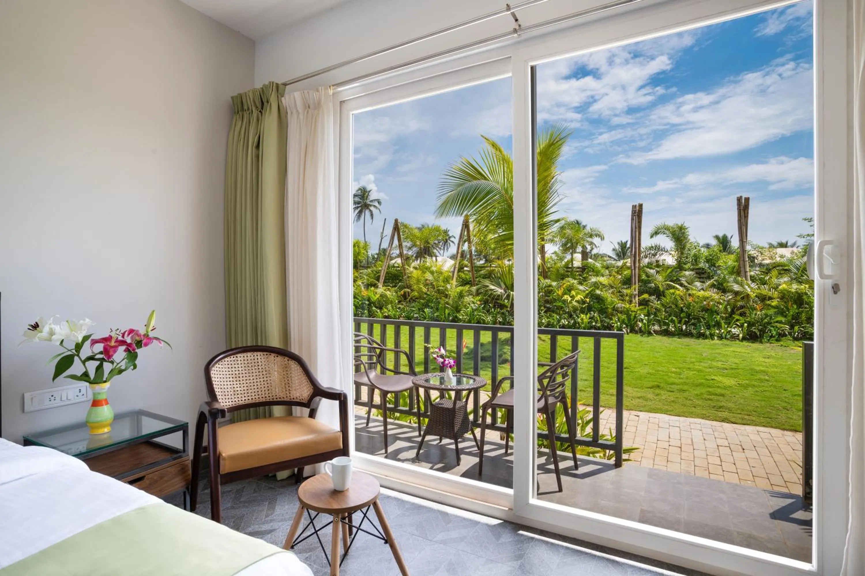 Balcony/Terrace in Sibaya Beach Resort, Morjim