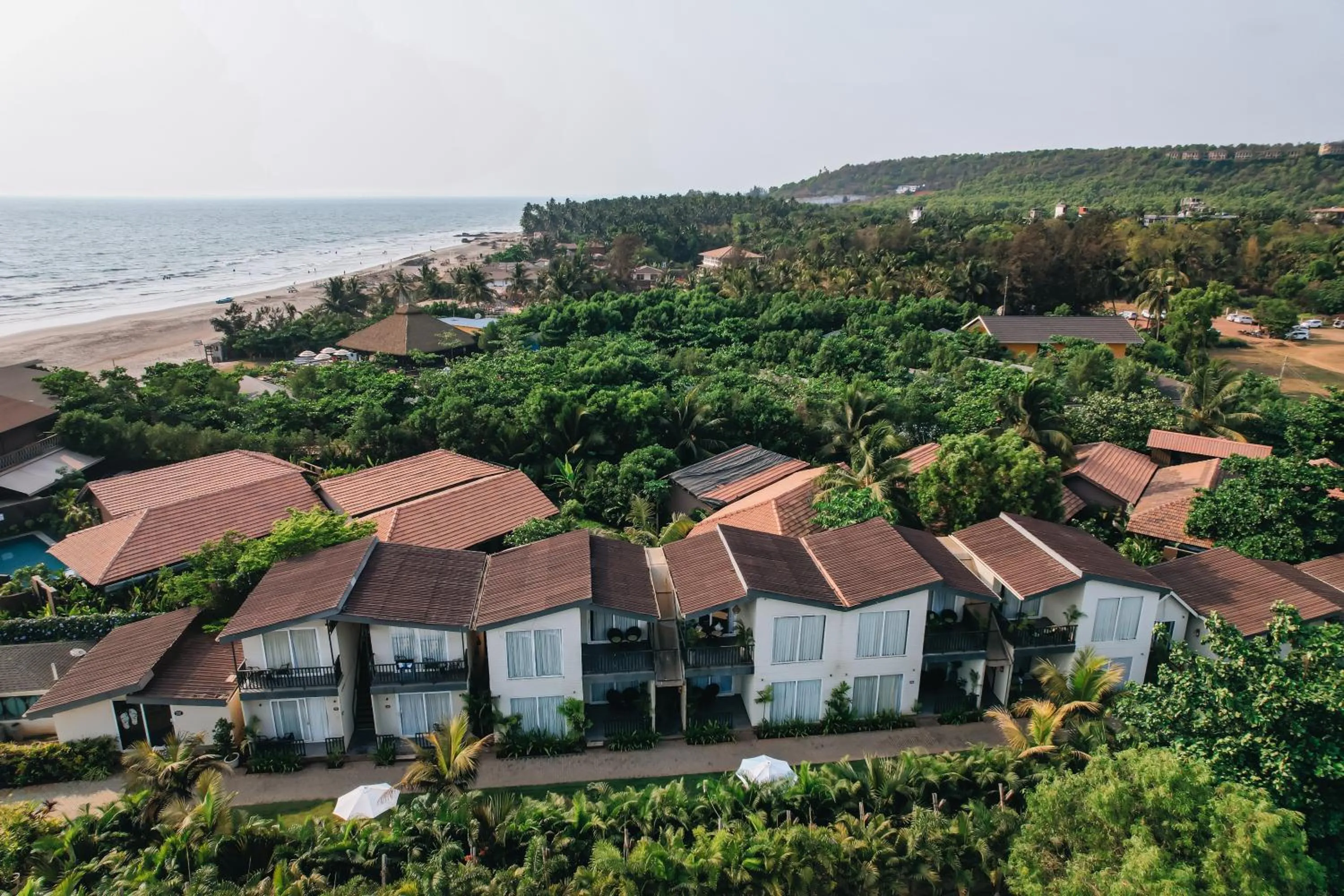 Property building in Sibaya Beach Resort, Morjim