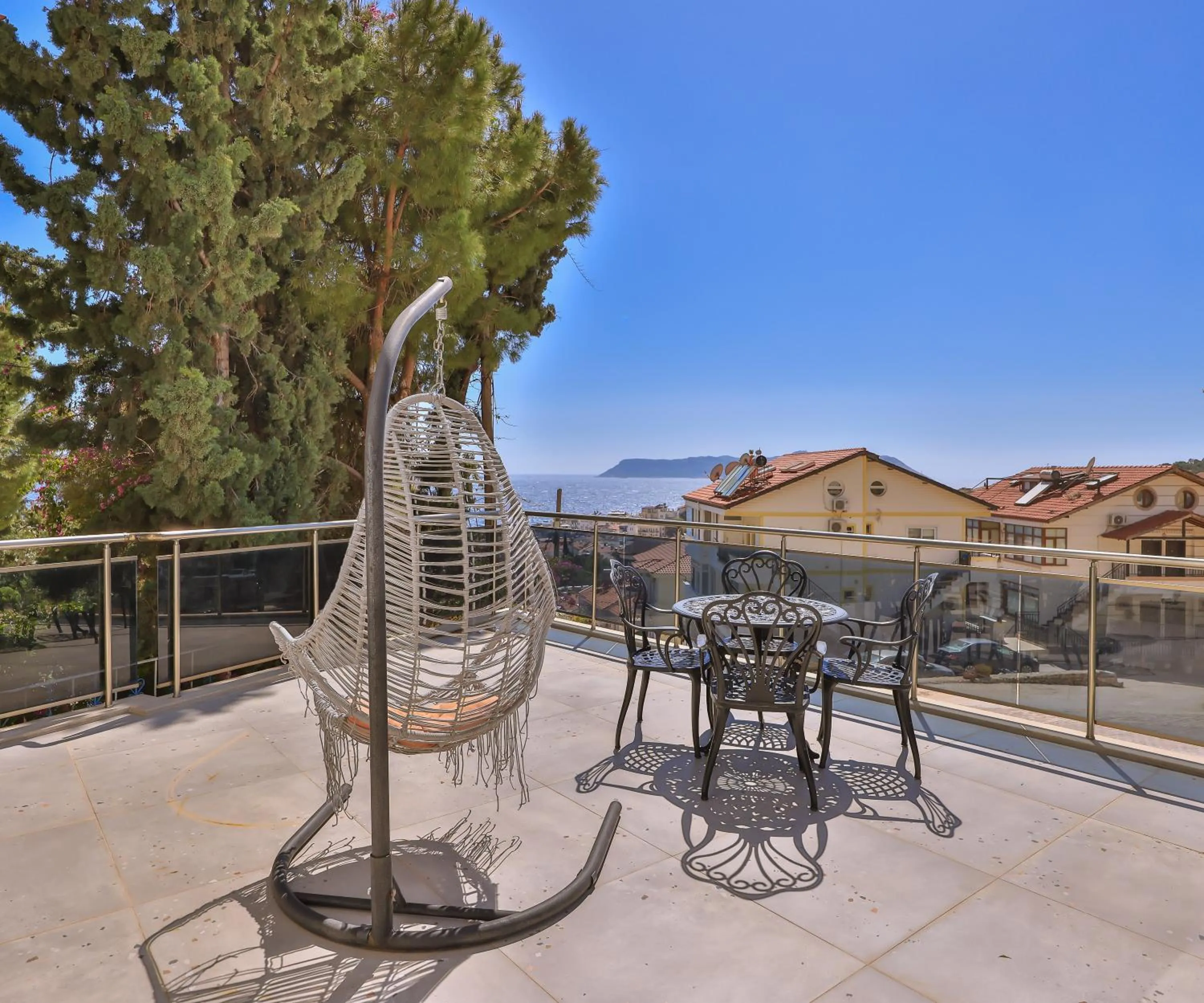 Balcony/Terrace in Happy Kaş Apart