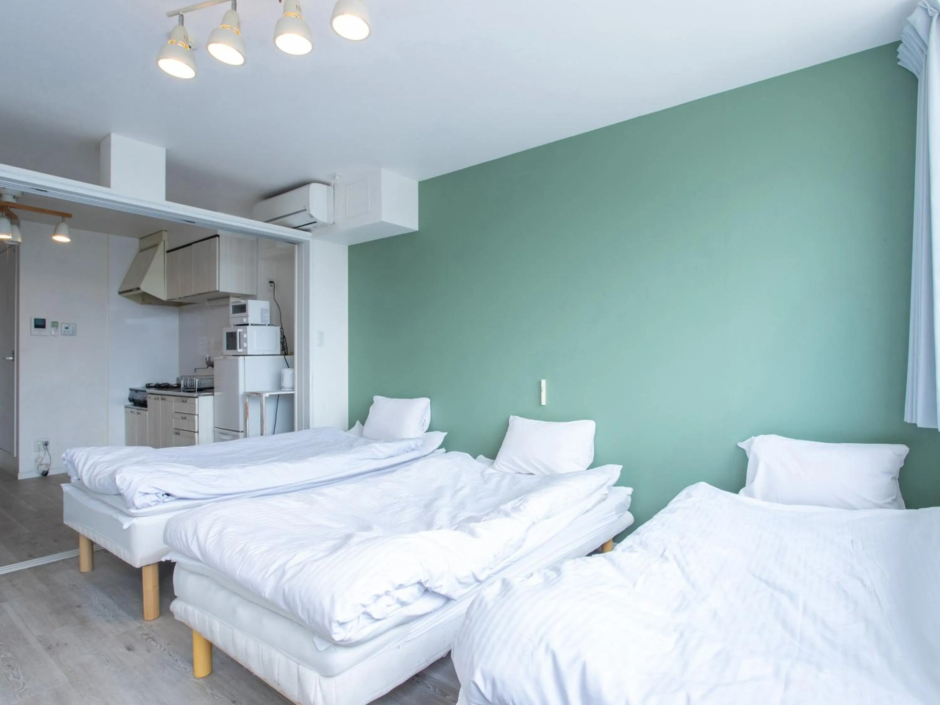 Bedroom, Bed in Reality Hakata 2