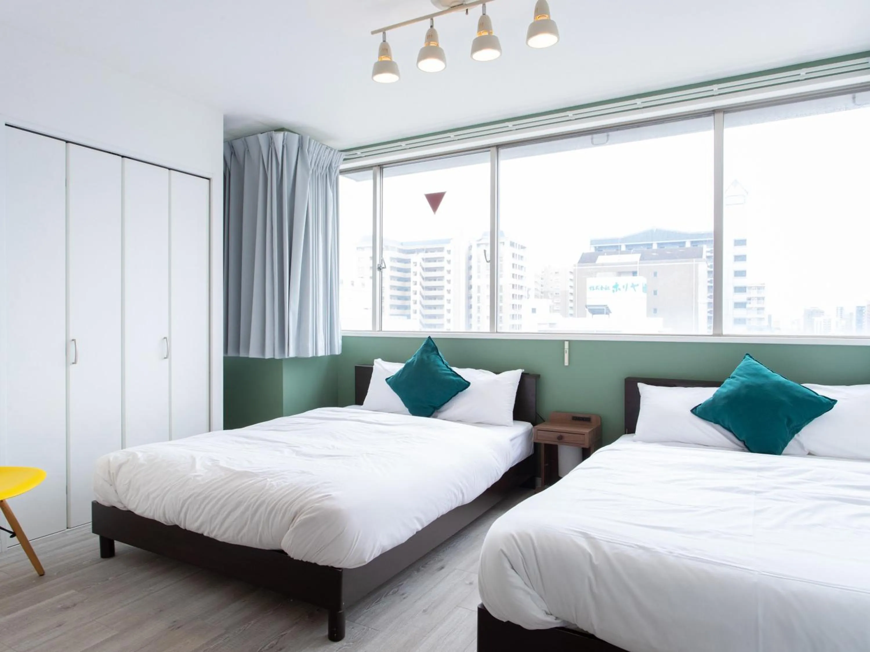 Bedroom, Bed in Reality Hakata 2