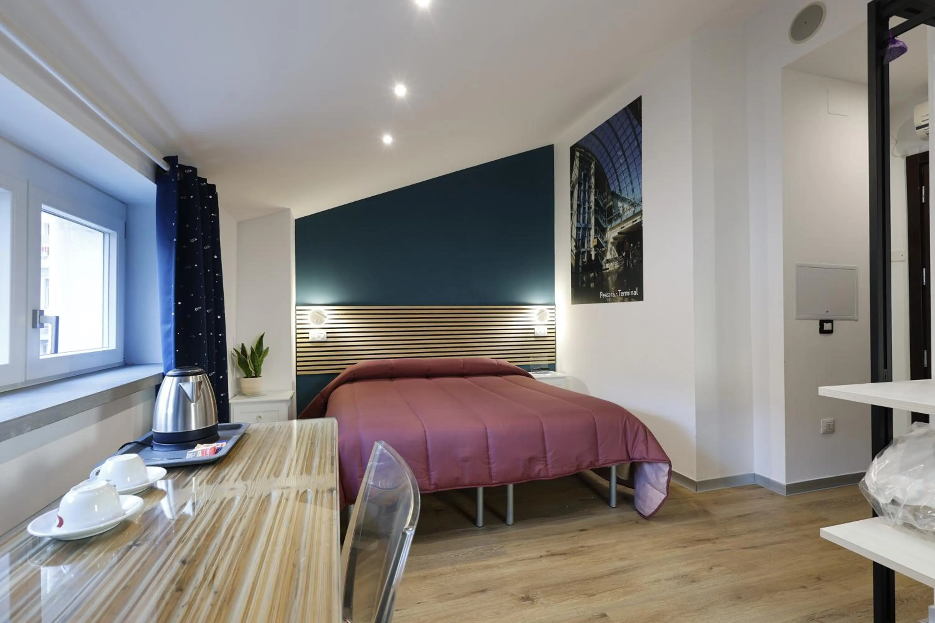 Bedroom, Bed in New Pescara City b&b