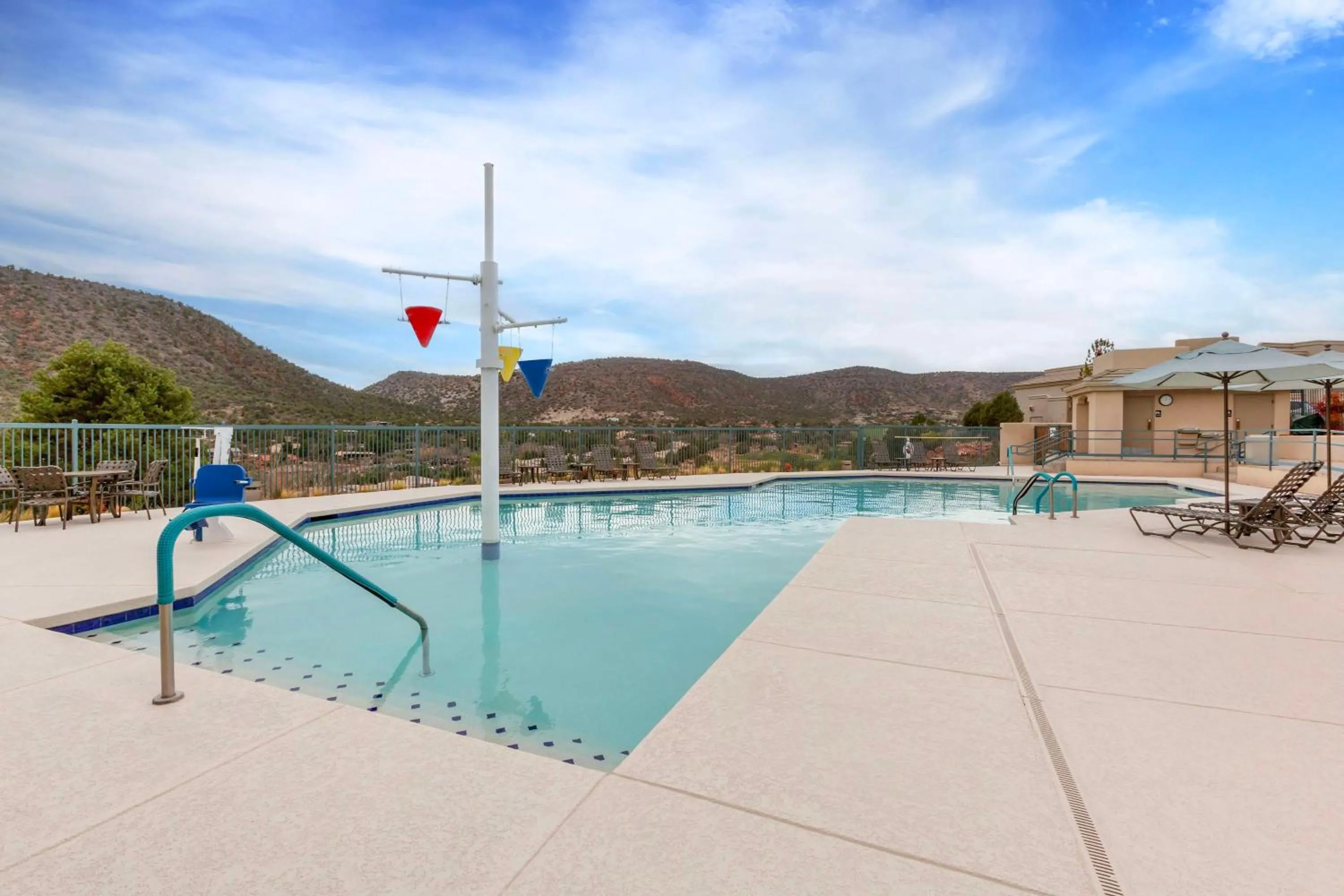 Pool view in Hilton Vacation Club Ridge on Sedona