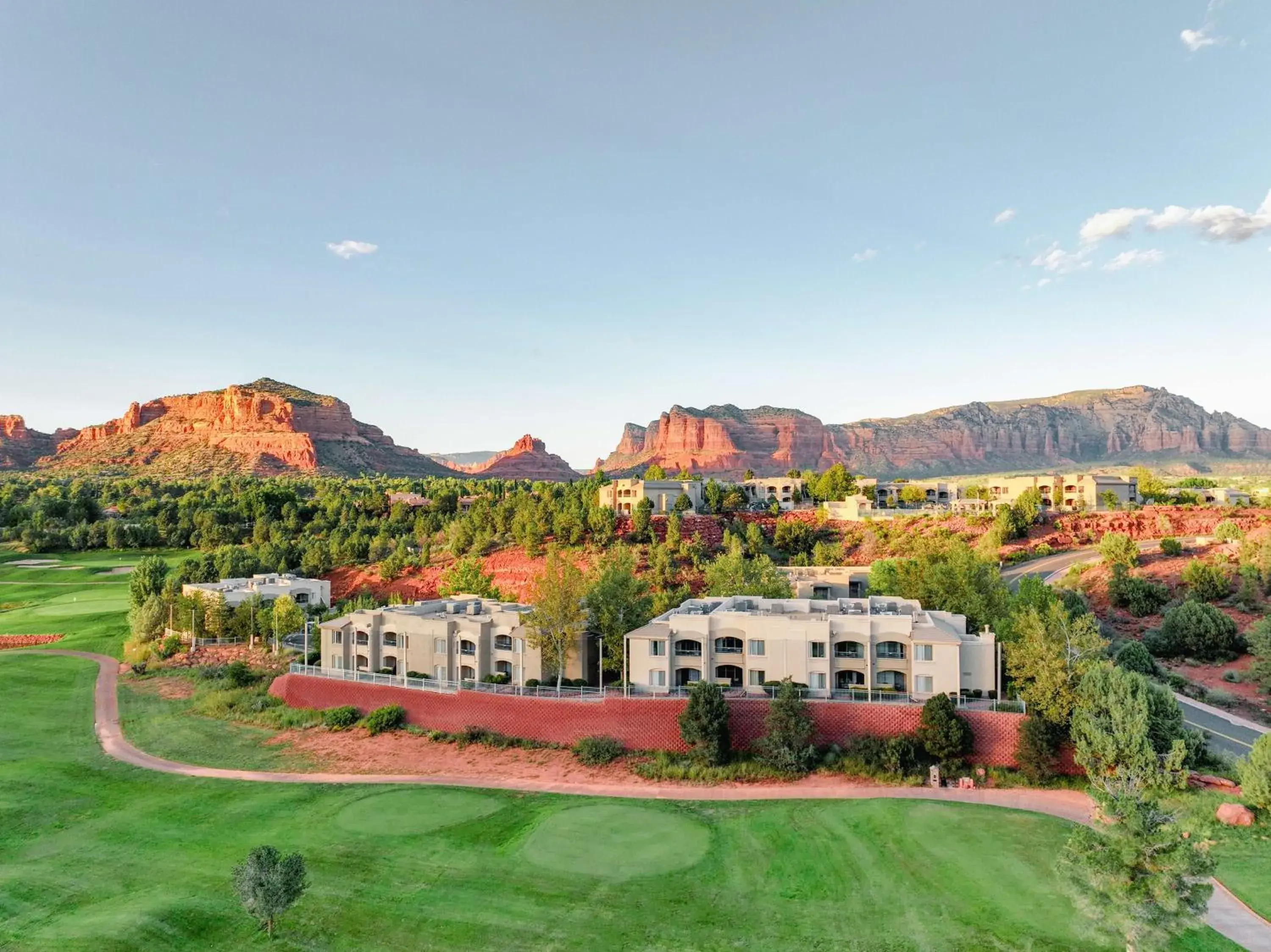 Property building in Hilton Vacation Club Ridge on Sedona Property building in Hilton Vacation Club Ridge on Sedona