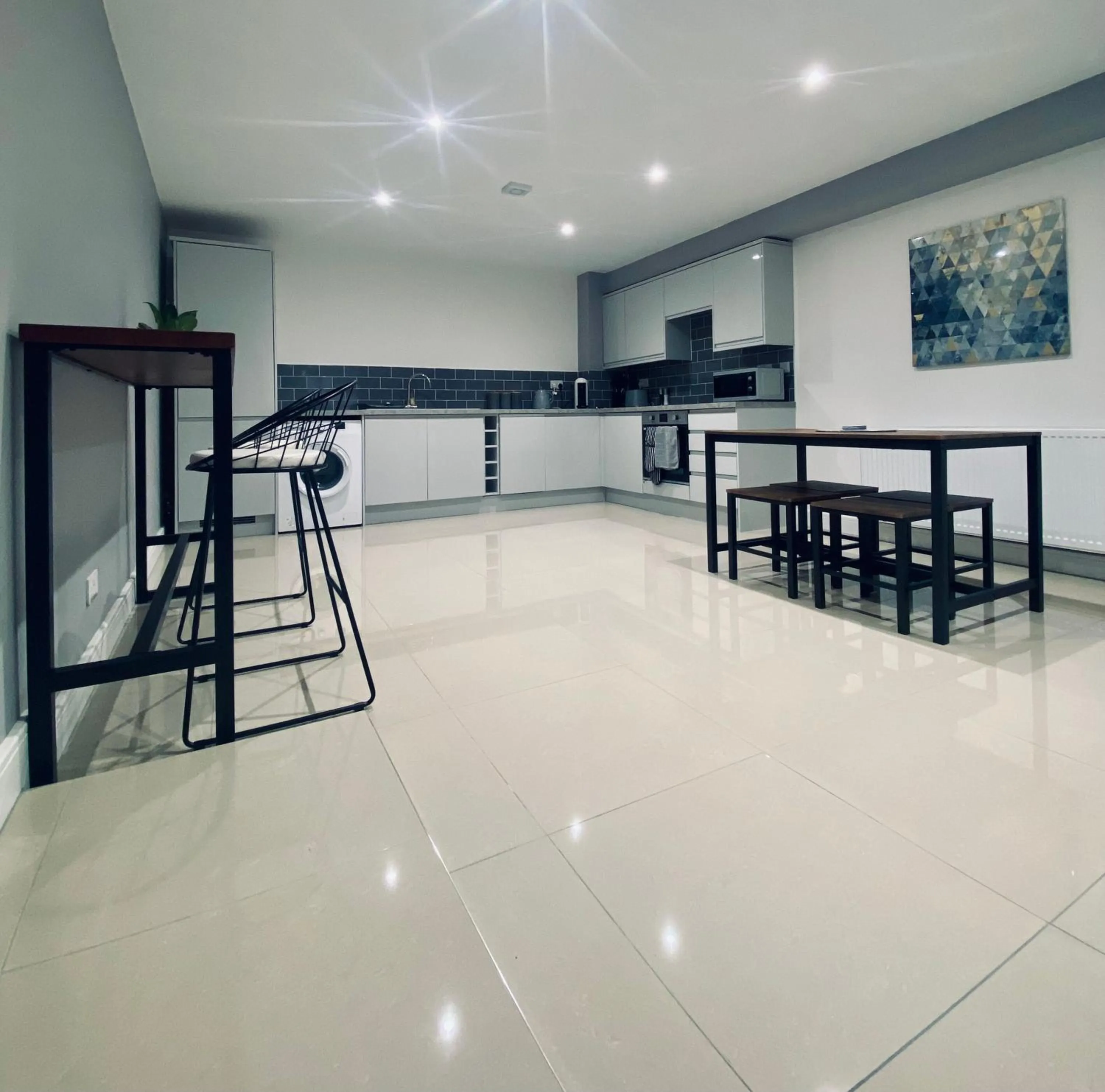 Kitchen or kitchenette in Seaview Luxury Apartments