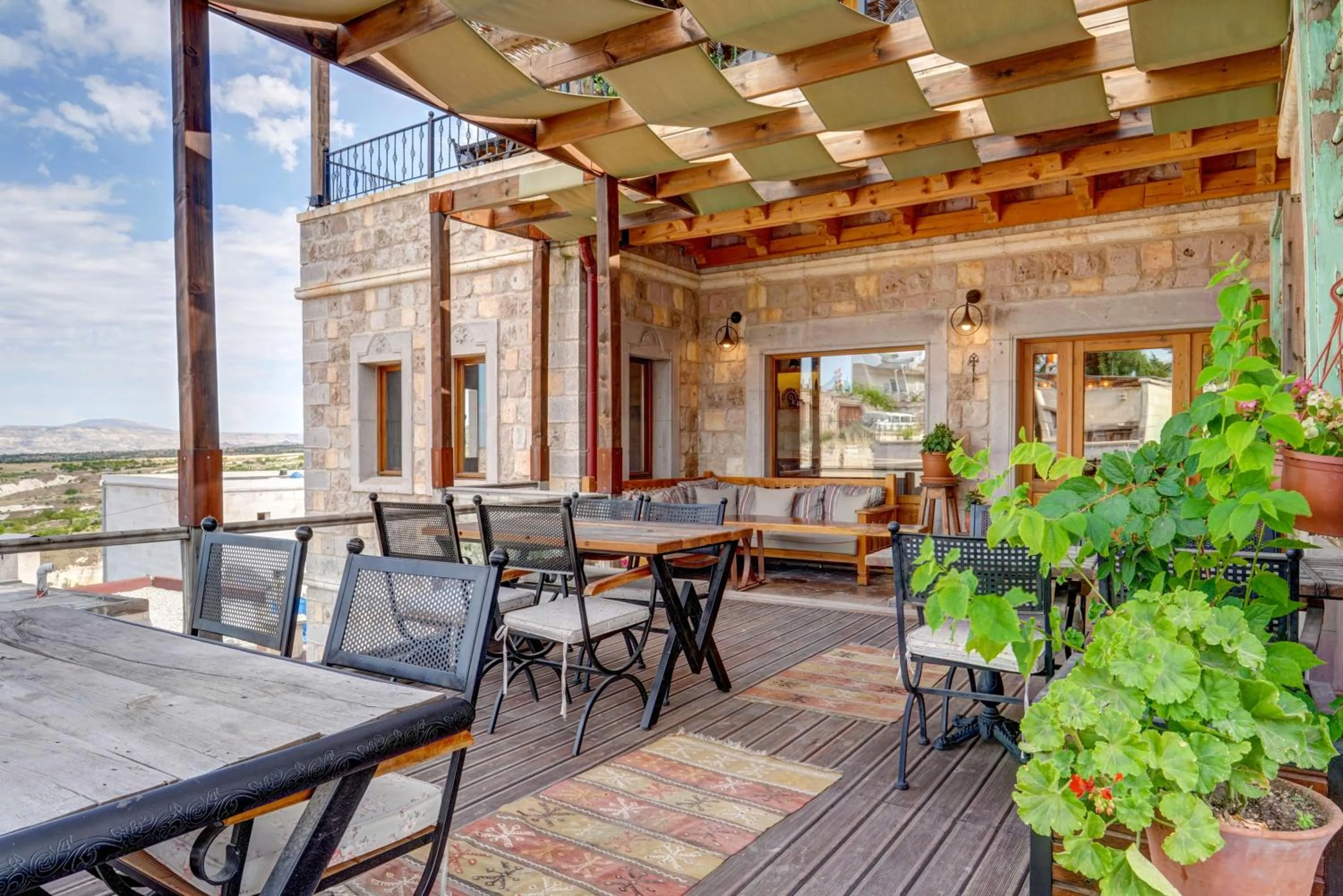 Patio in Vasıl Cave Hotel
