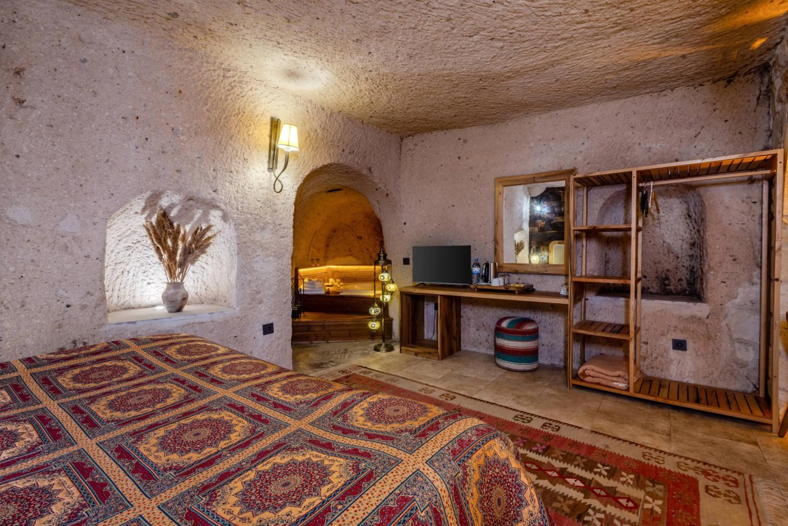 TV and multimedia, Bed in Vasıl Cave Hotel