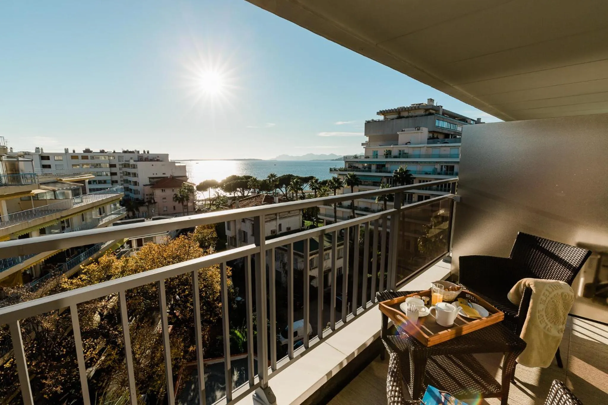Balcony/Terrace in Hôtel Hélios