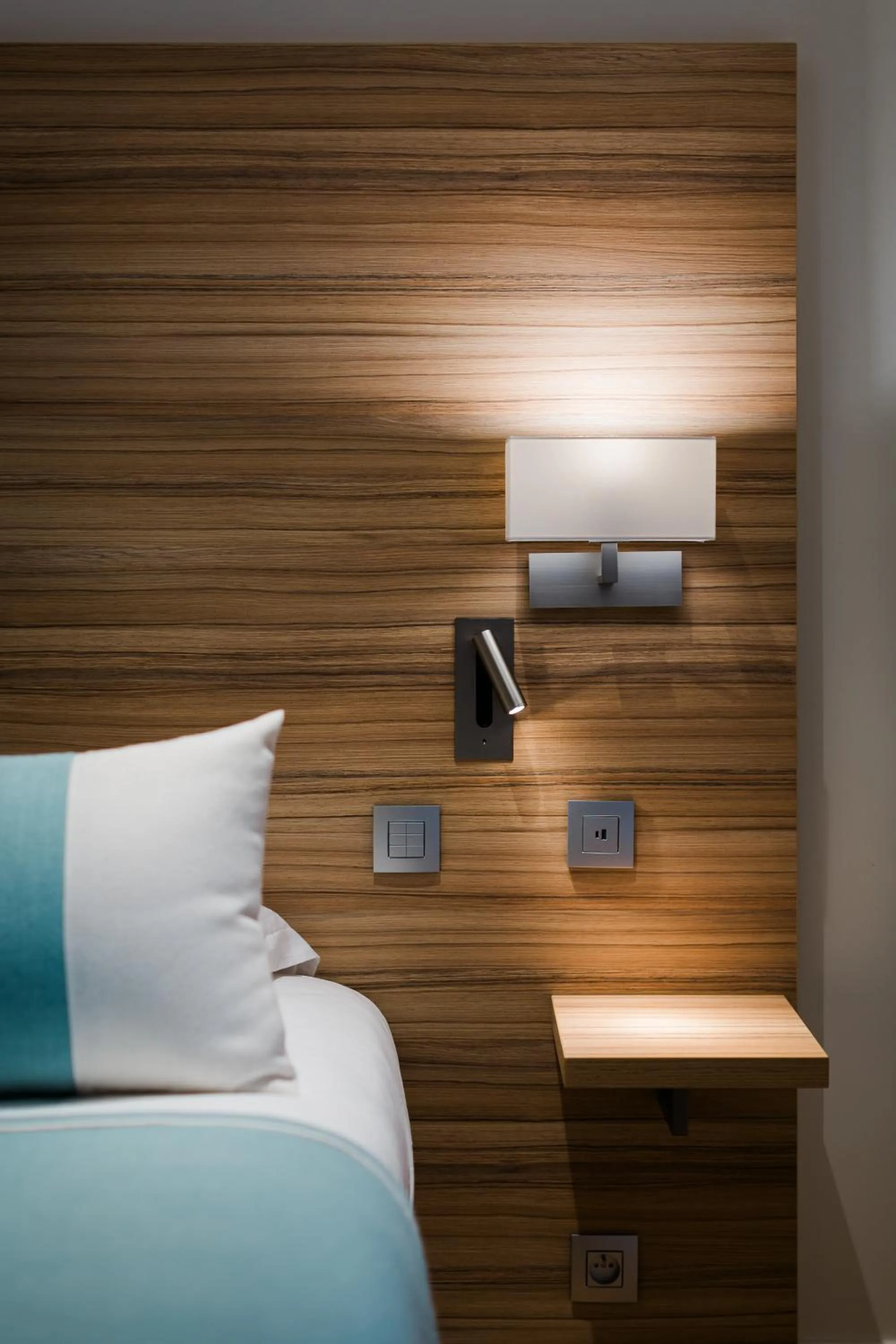 Bedroom, Bed in Hôtel Hélios