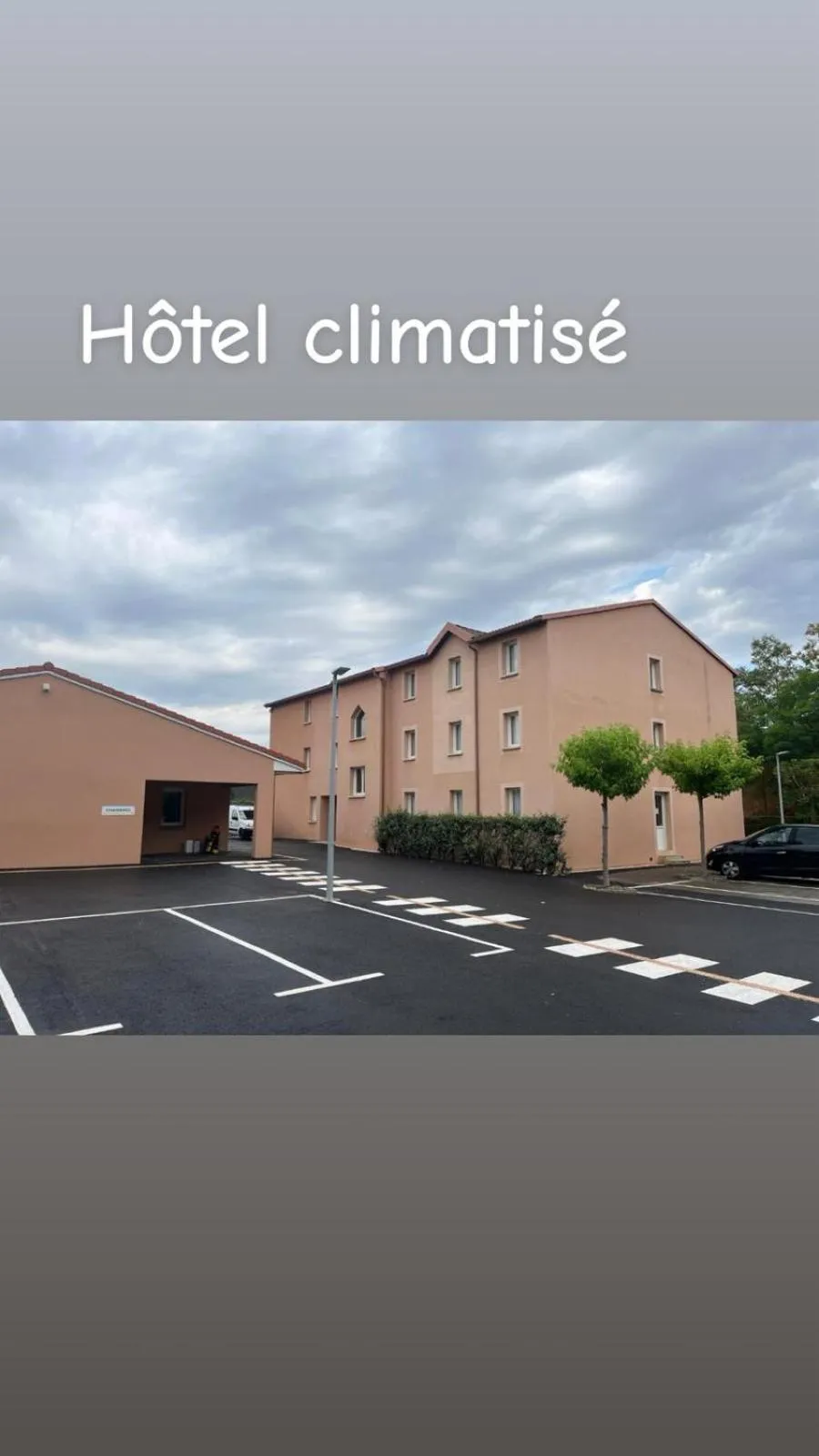 Property building in Brit Hotel Essentiel Millau