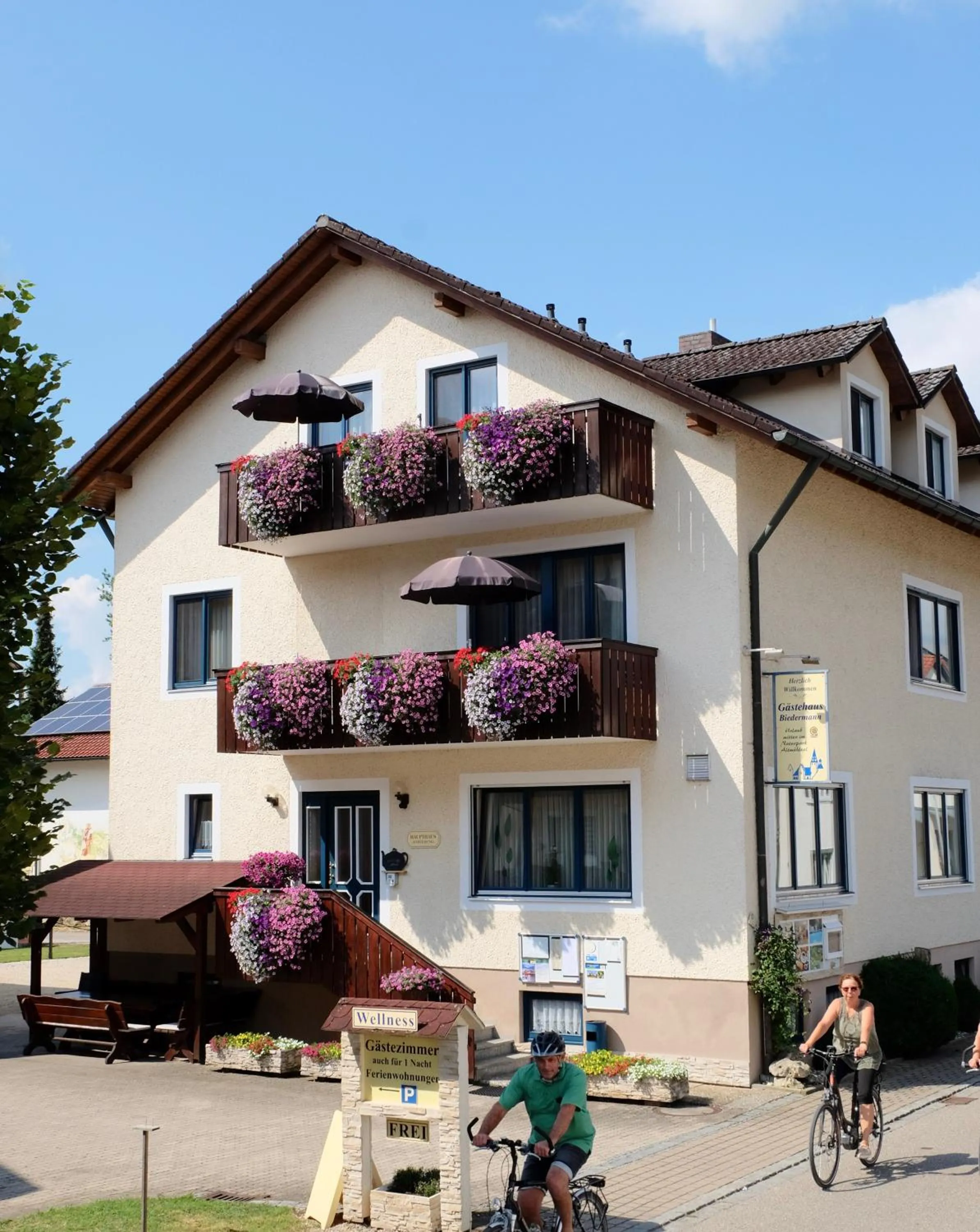 Property building in Gästehaus Biedermann