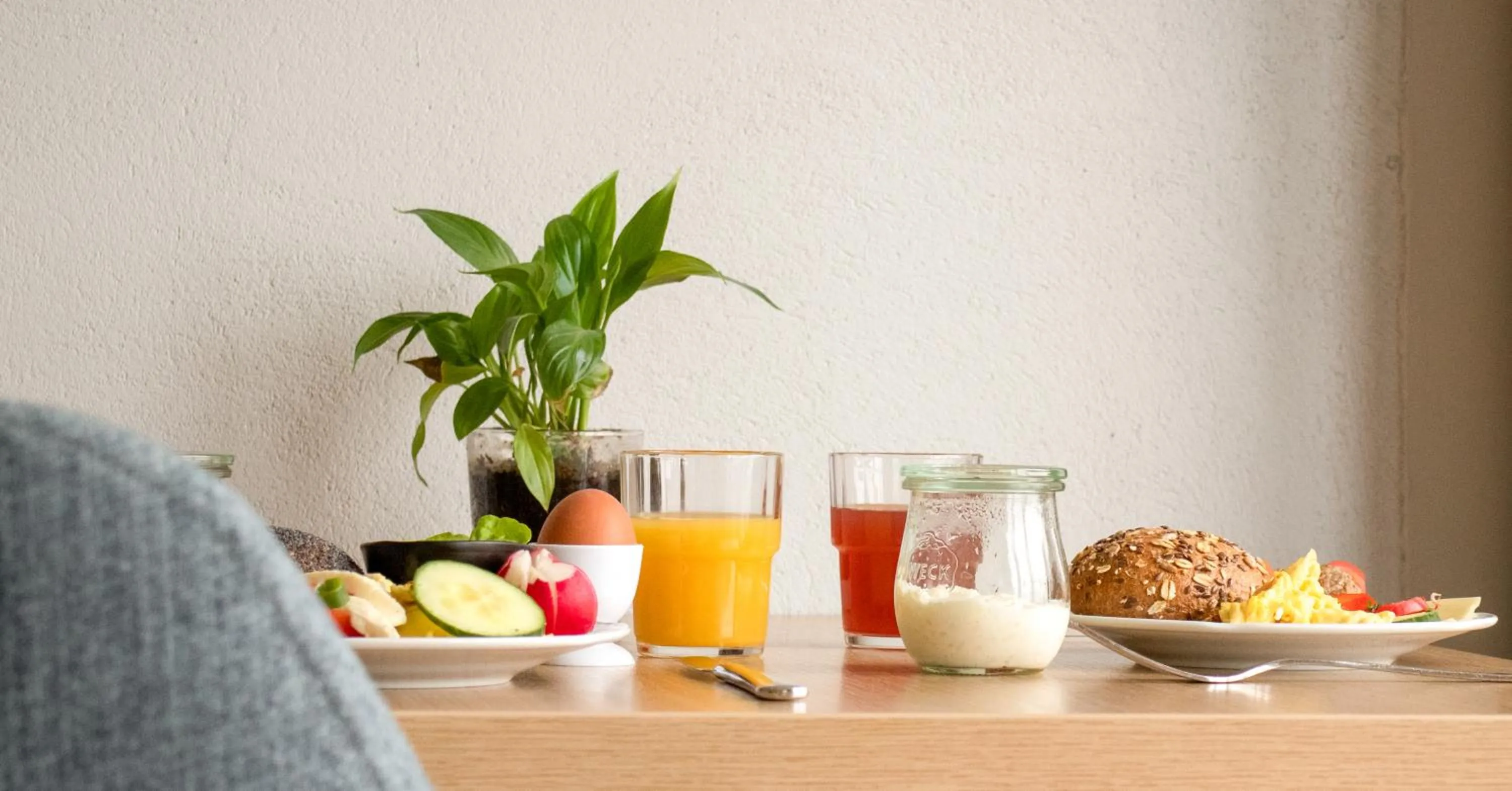 Buffet breakfast in BE BIO Hotel be natural - direkt am Wasser