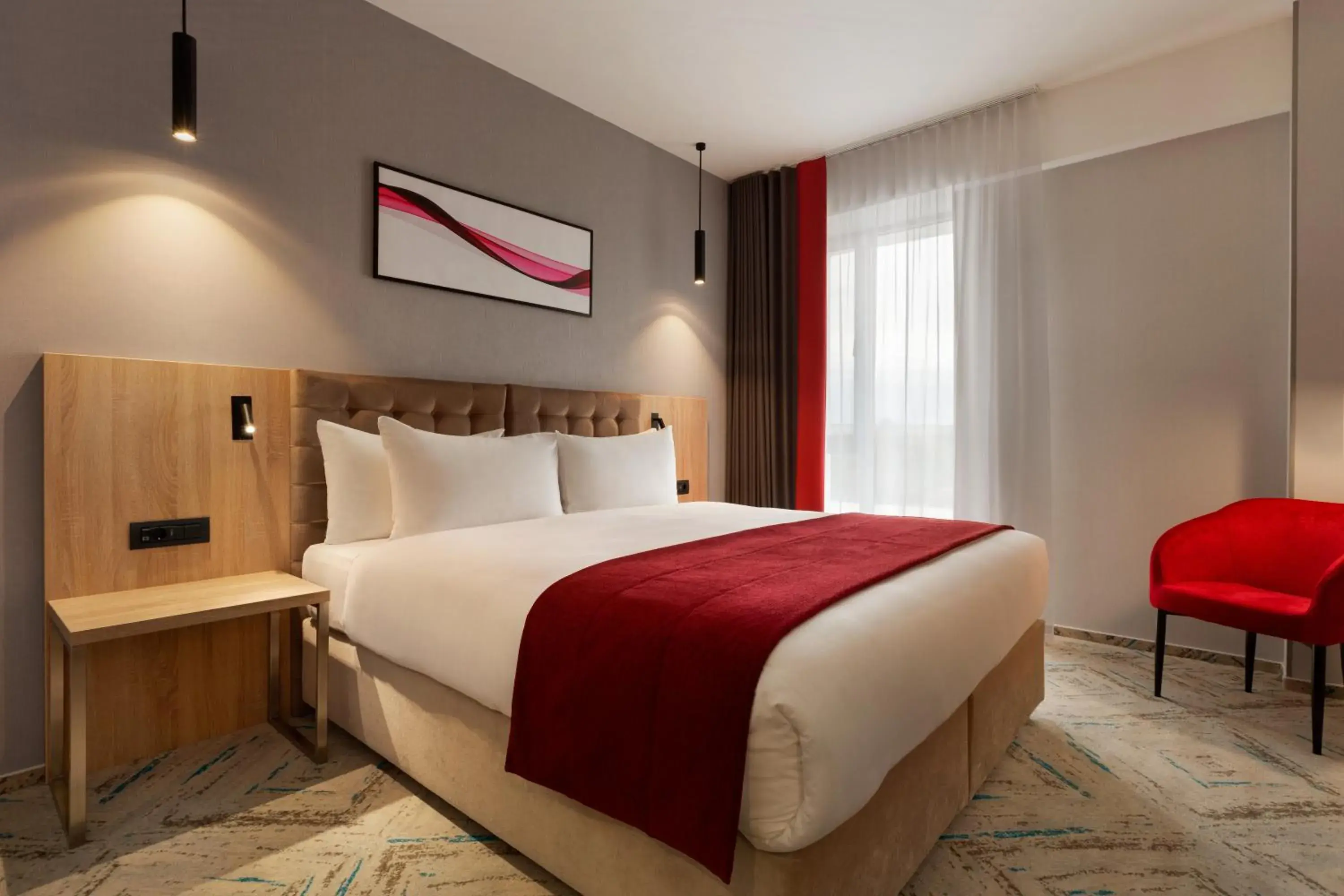 Queen Room - Non-Smoking in Ramada by Wyndham Targu Jiu Queen Room - Non-Smoking in Ramada by Wyndham Targu Jiu